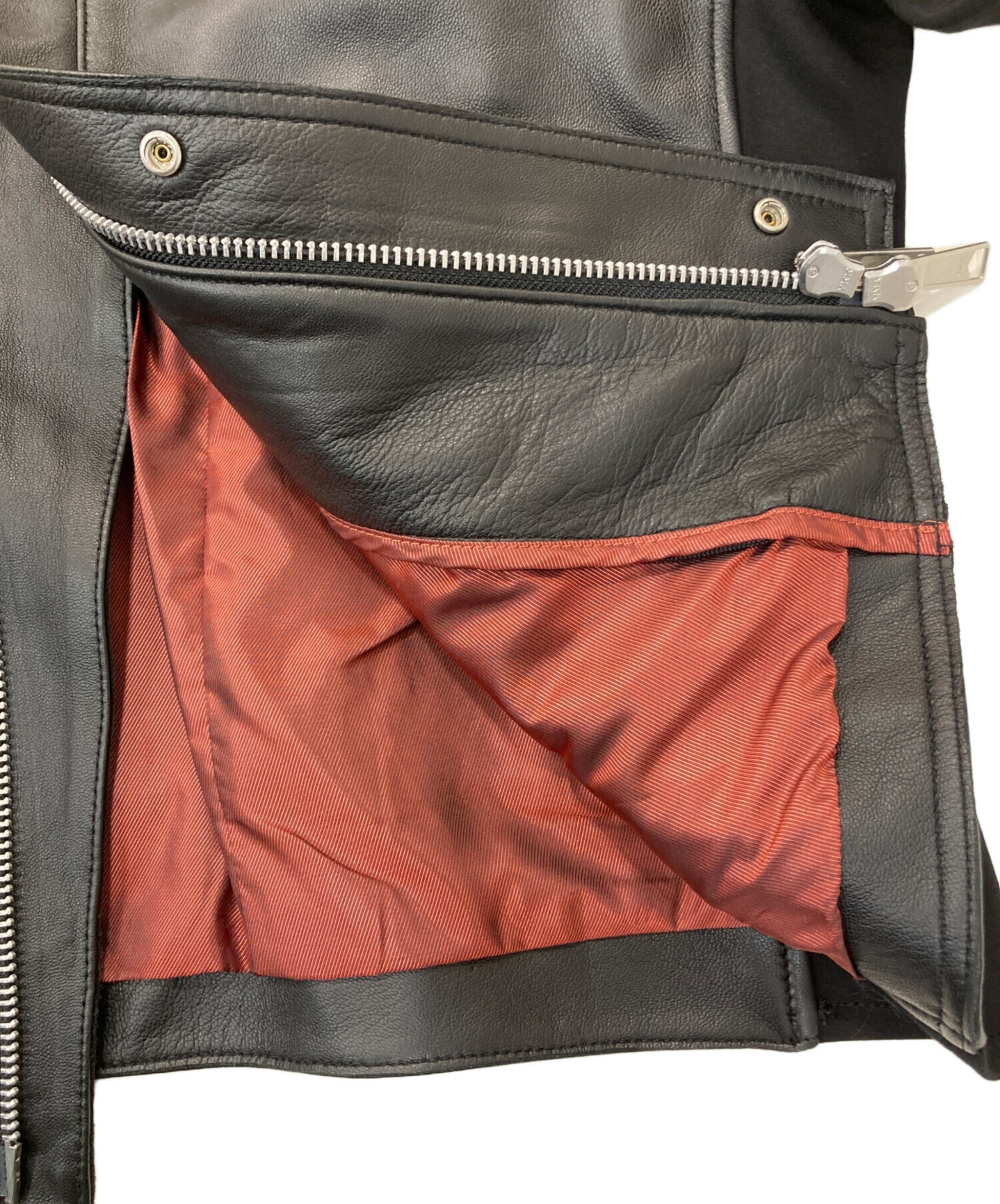 中古・古着通販】JOHNNY WOLF (ジョニーウルフ) ラムレザーフード