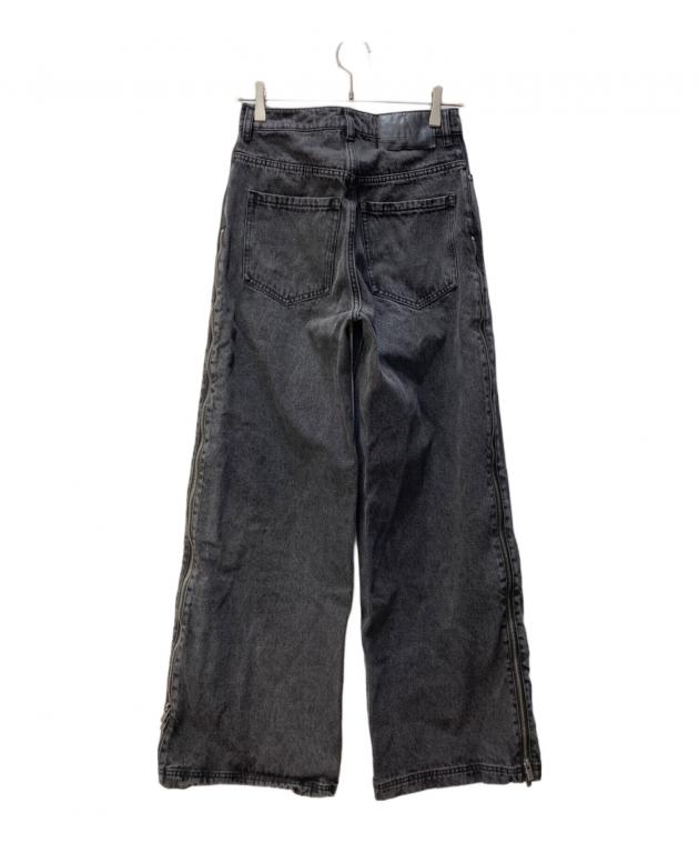 中古・古着通販】adidas (アディダス) ジップ ウォッシュド デニム