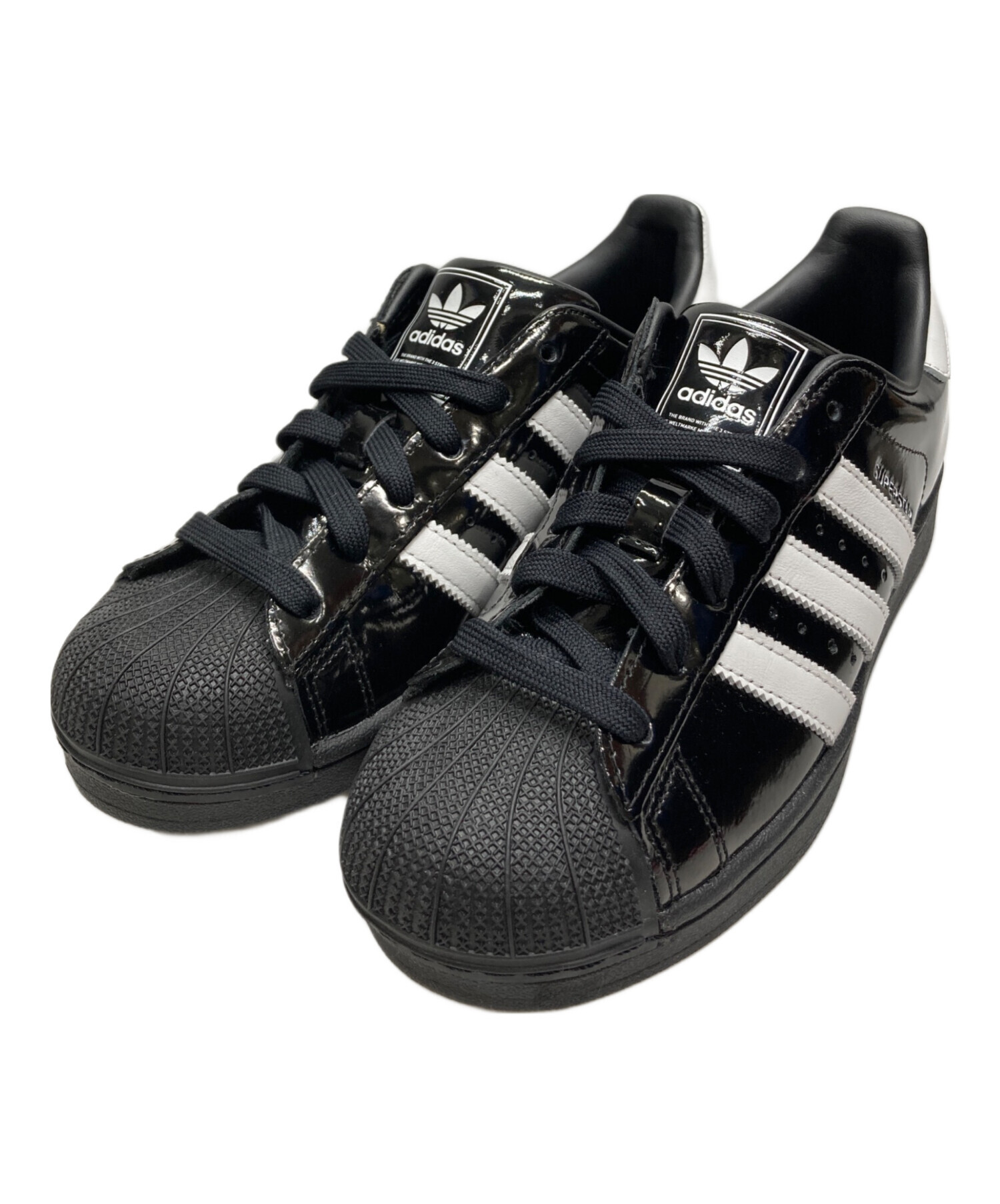 中古・古着通販】adidas (アディダス) SUPERSTAR Ⅱ ブラック サイズ 