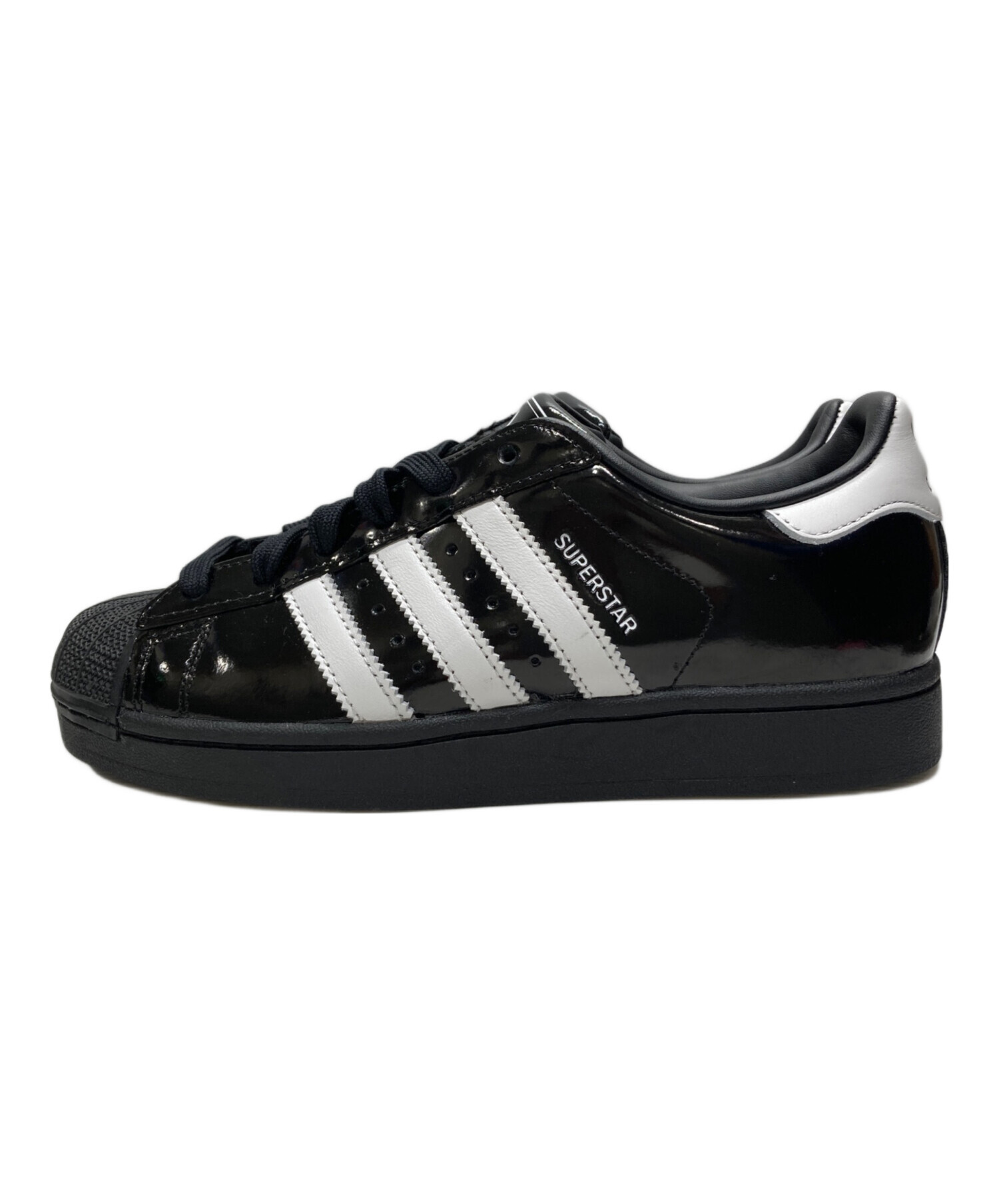 中古・古着通販】adidas (アディダス) SUPERSTAR Ⅱ ブラック サイズ 
