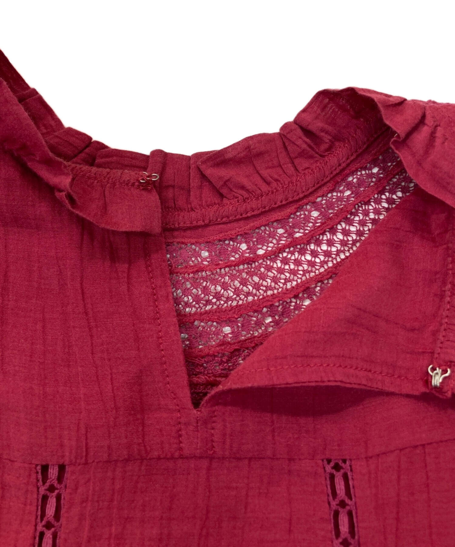 MARANT ETOILE マランエトワール ブラウス XS 赤 【古着】【中古】【送料無料】 中古・古着通販】ISABEL MARANT ETOILE (イザベルマランエトワール