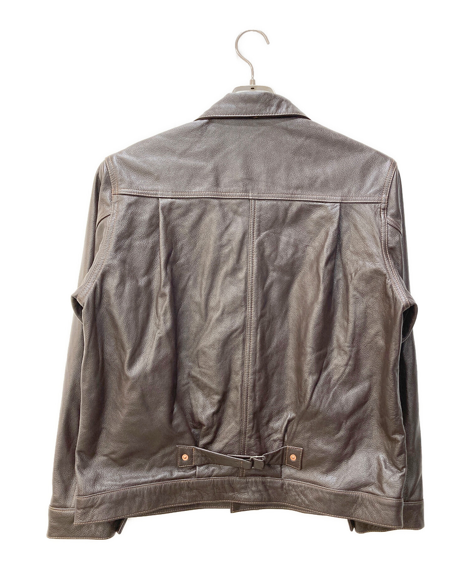 中古・古着通販】HOUSTON (ヒューストン) レザートラッカージャケット