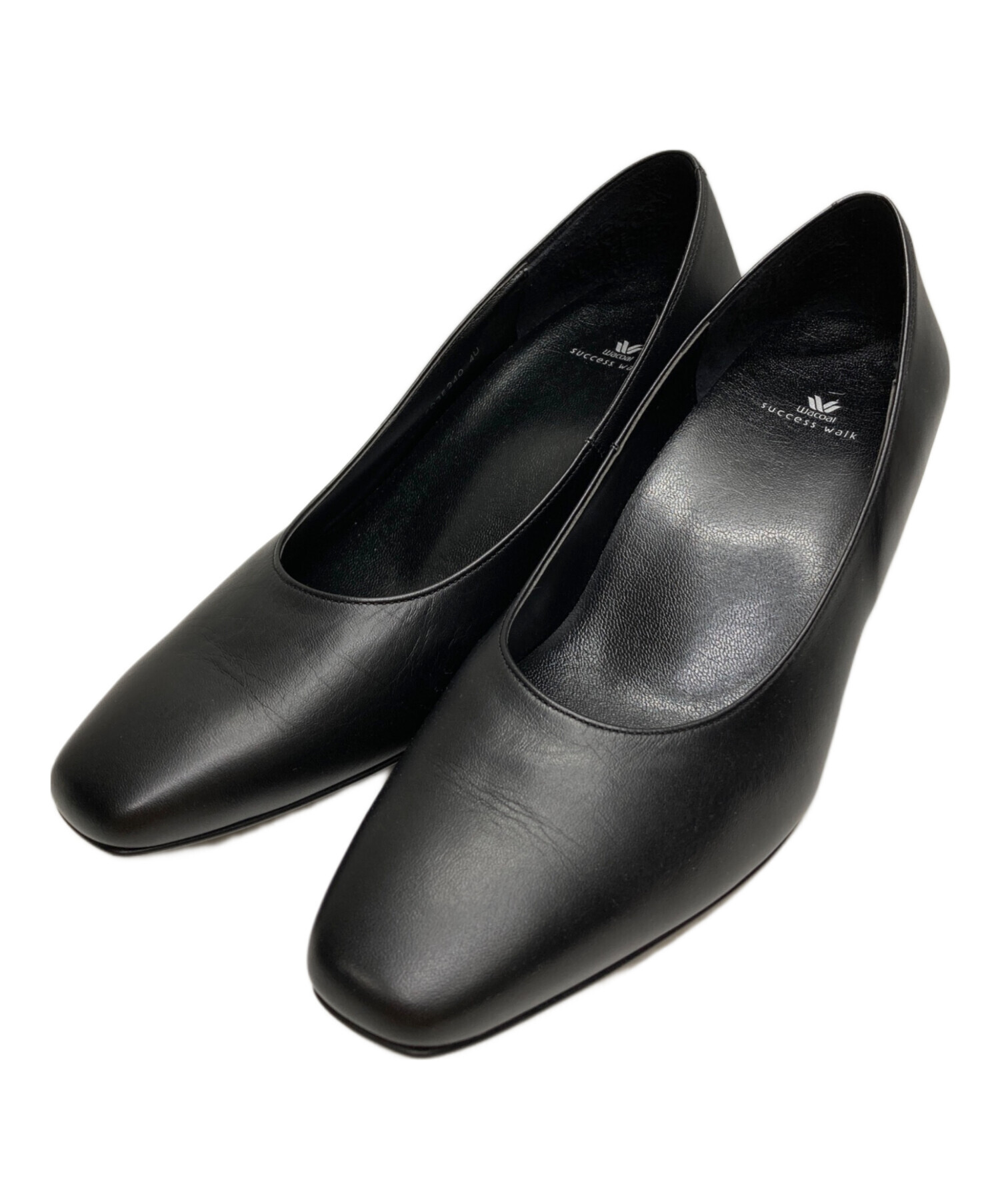 新品美品　サクセスウォークSUCCESS WALK ブラックパンプス エナメル パンプス | WACOAL success walk (Women)/ワコール サクセス