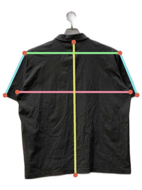 中古・古着通販】sacai (サカイ) ハーフジップポロシャツ グレー