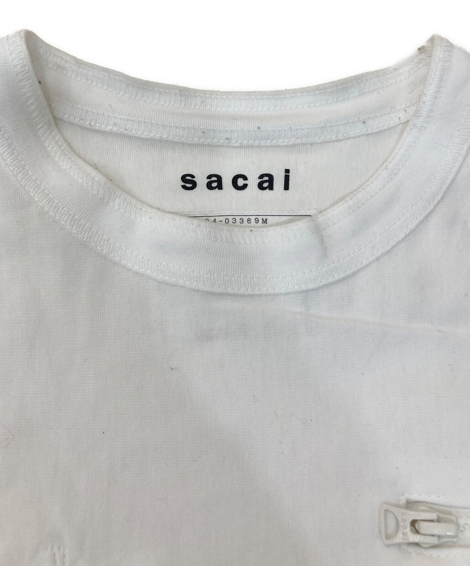 中古・古着通販】sacai (サカイ) Cotton Jersey T-Shirt Tシャツ 中古・古着通販】sacai (サカイ) Cotton Jersey T-Shirt Tシャツ