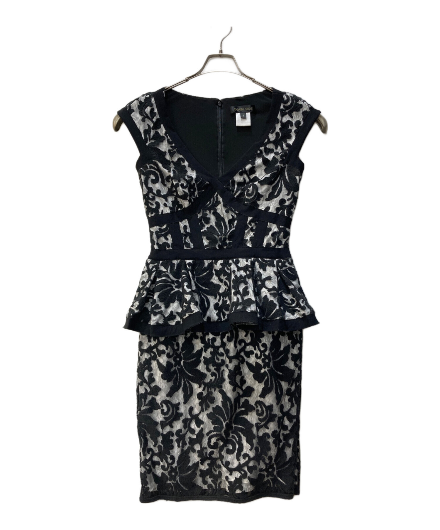 中古・古着通販】TADASHI SHOJI (タダシ ショージ) ノースリーブドレス 