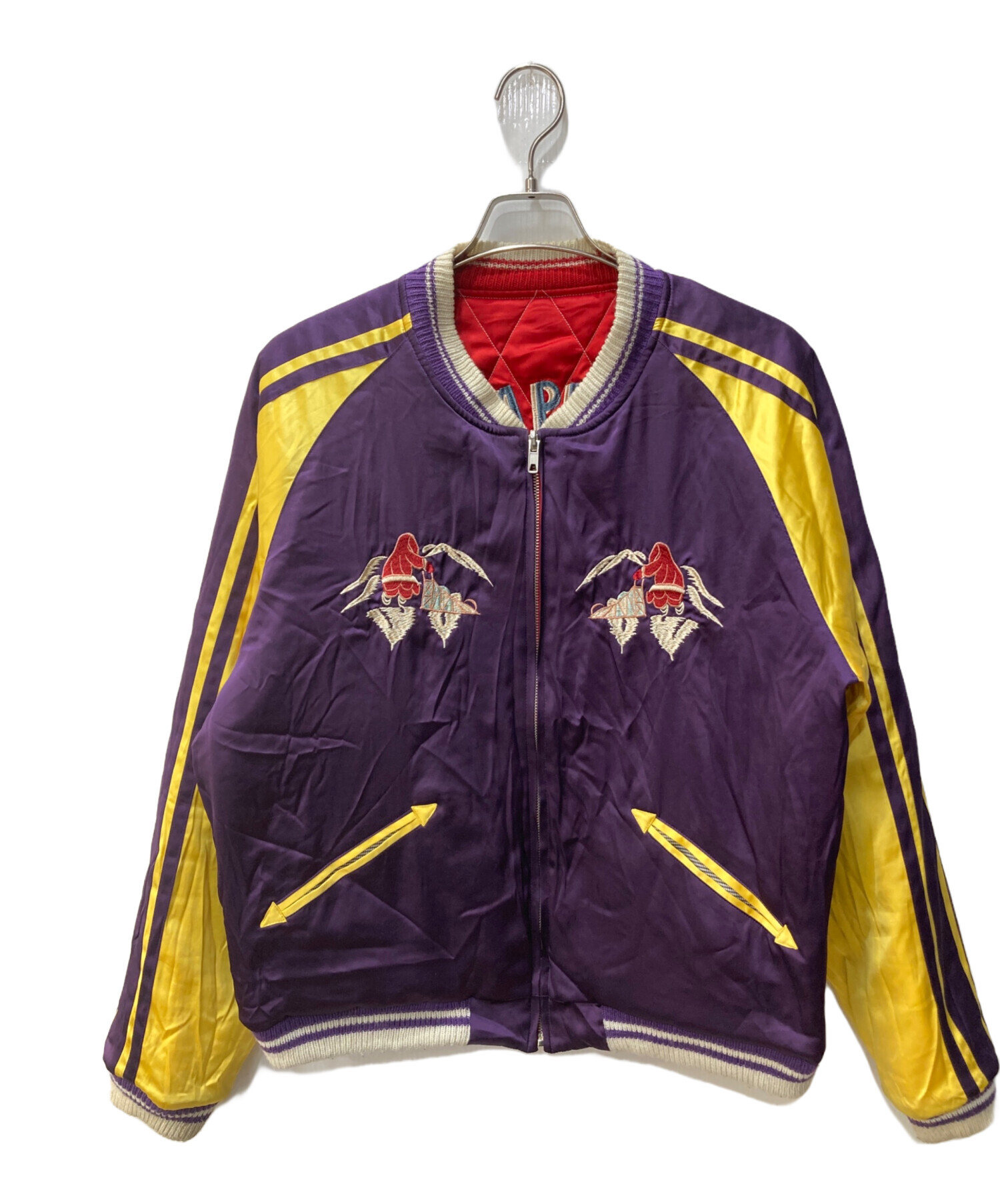 中古・古着通販】SAPEur (サプール) スカジャン レッド×パープル