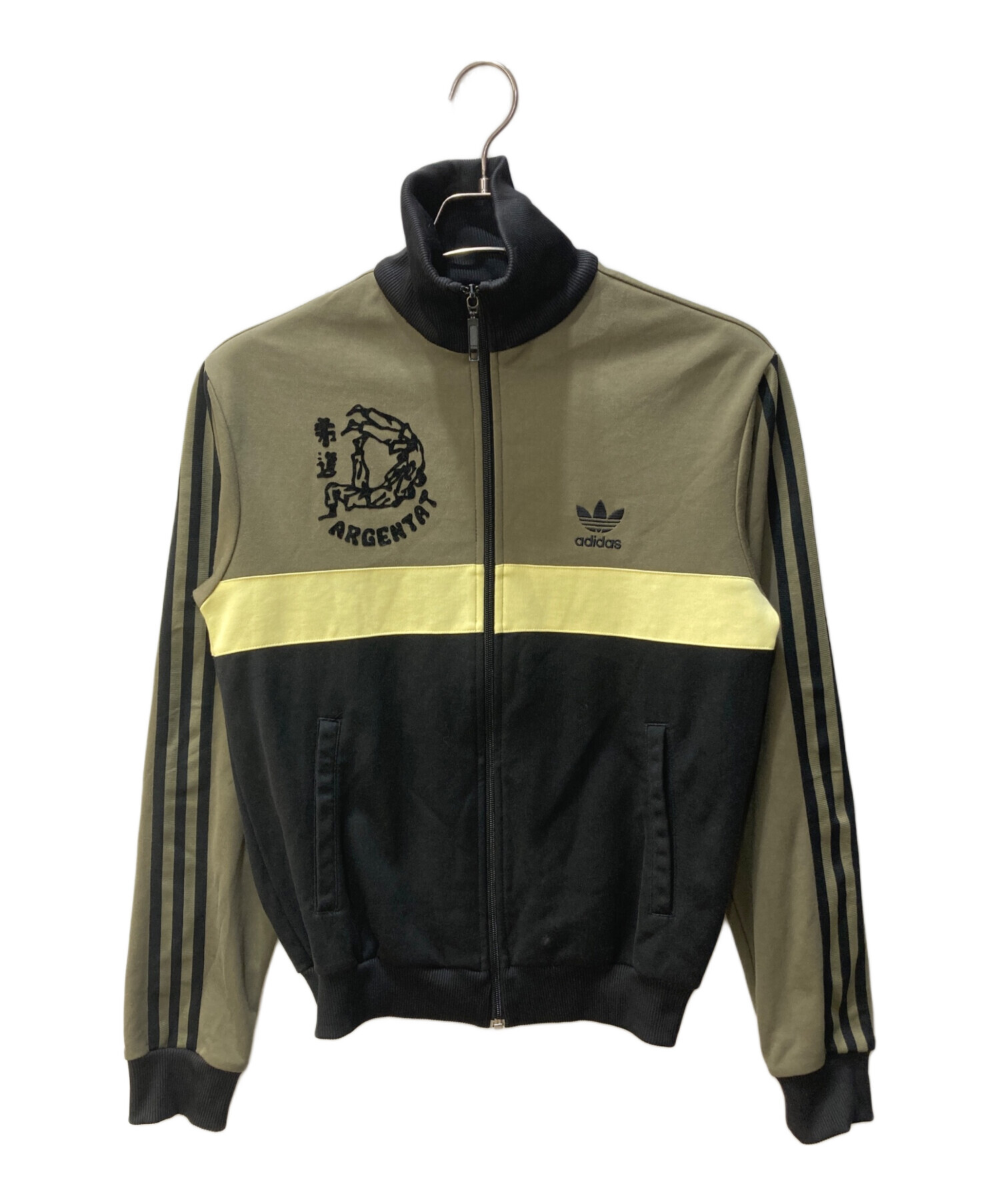 希少 アディダス トラックジャケット オリーブストレーター Mサイズ 中古・古着通販】adidas (アディダス) トラックジャケット オリーブ