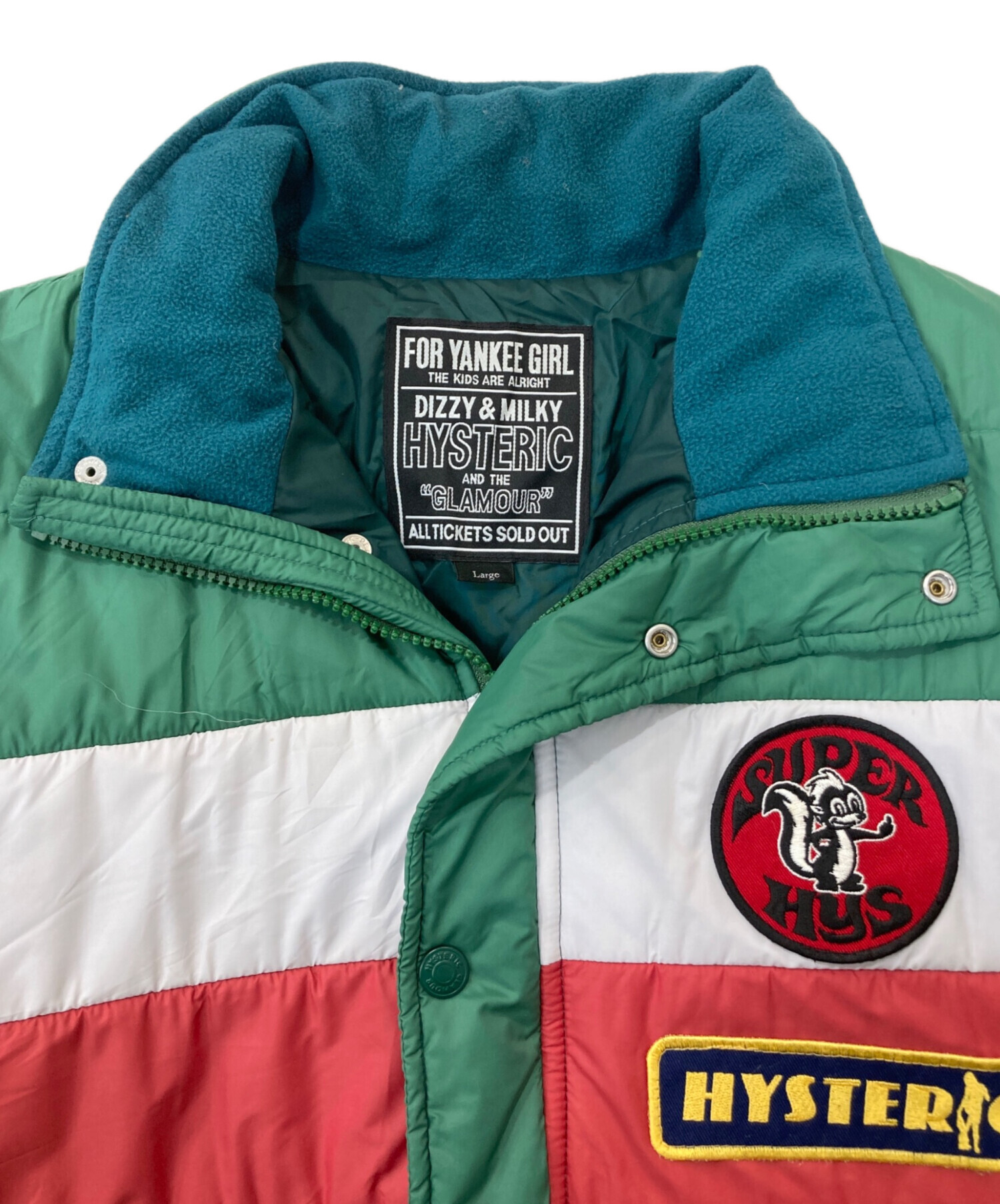 【人気グリーン、ヒスガール】HYSTERIC GLAMOURジャケット古着M. 中古・古着通販】Hysteric Glamour (ヒステリックグラマー) RACING