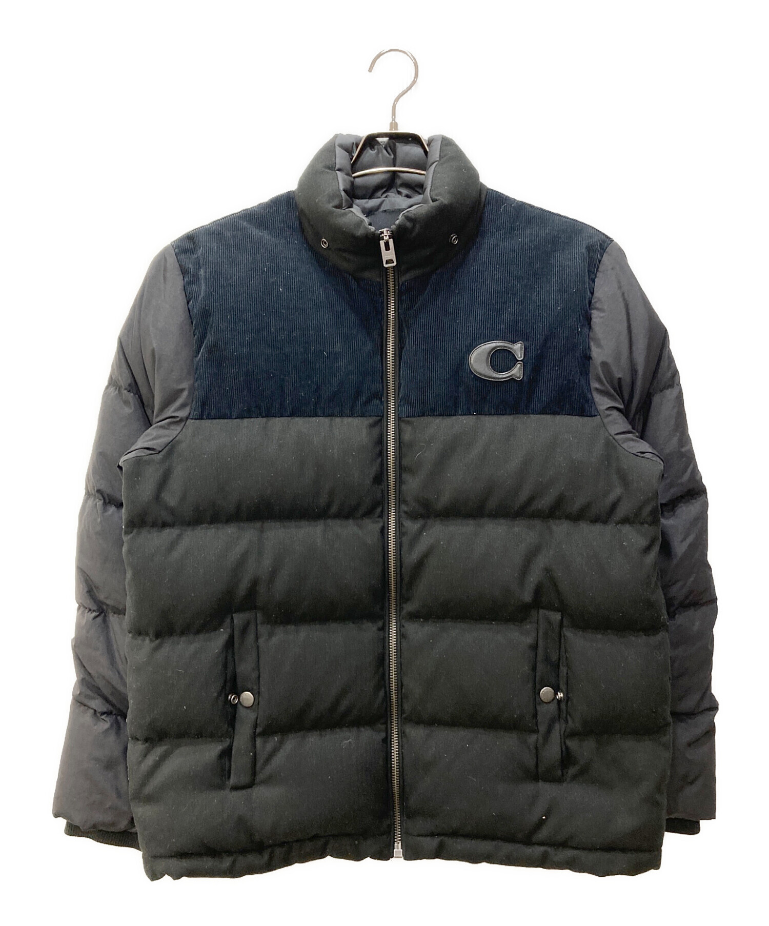 中古・古着通販】COACH (コーチ) ダウンジャケット ブラック サイズ:M 