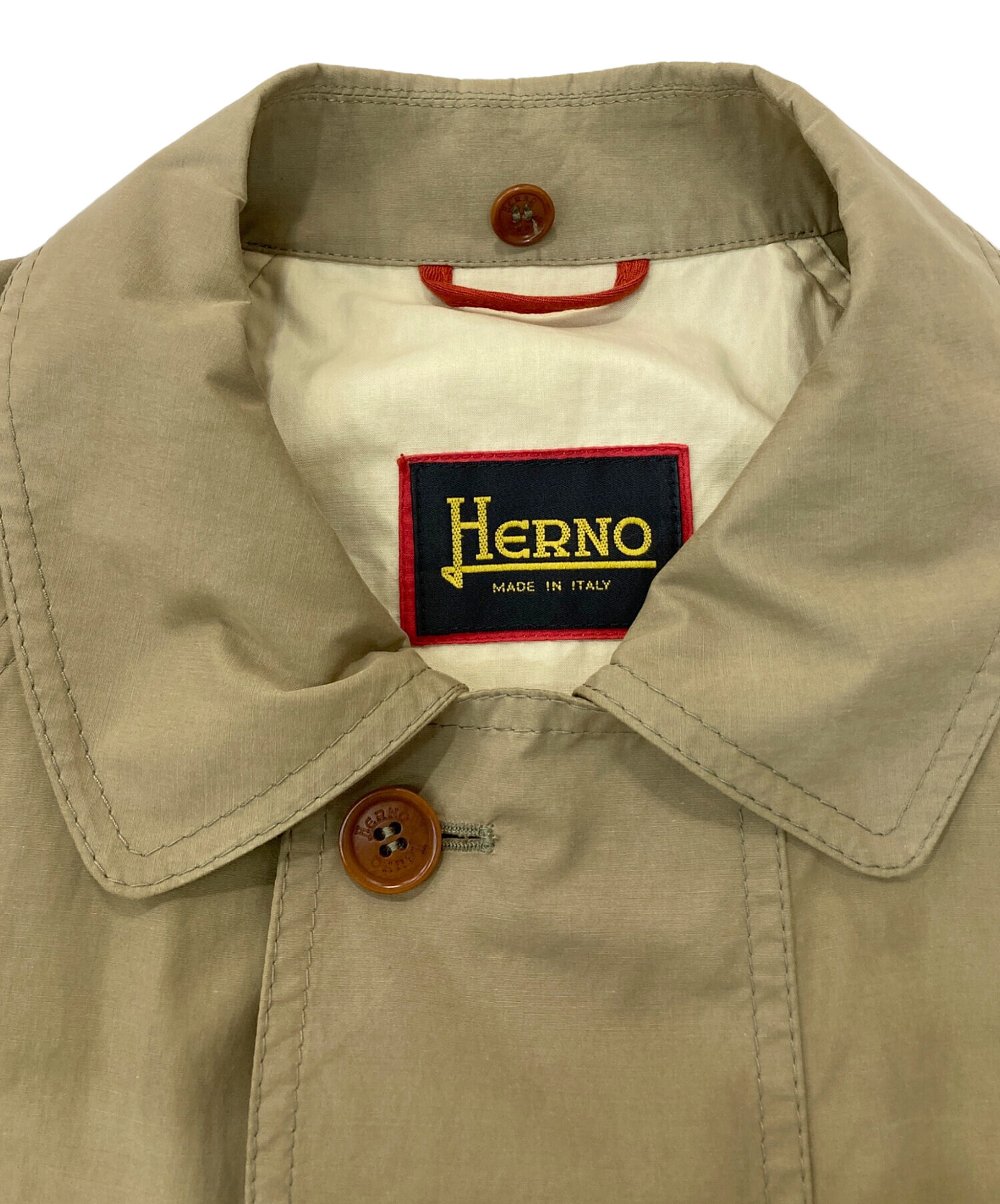 中古・古着通販】HERNO (ヘルノ) ハンティングジャケット オリーブ 