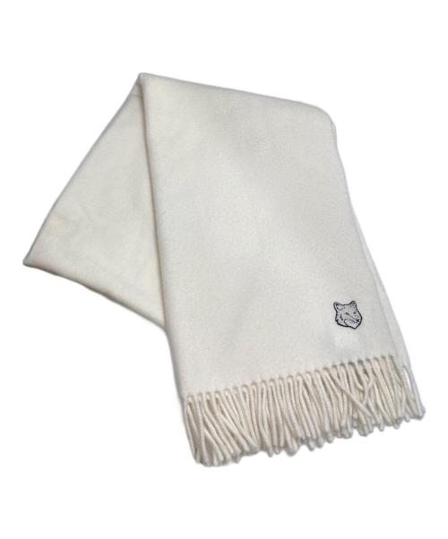 中古・古着通販】maison kitsune (メゾンキツネ) マフラー アイボリー