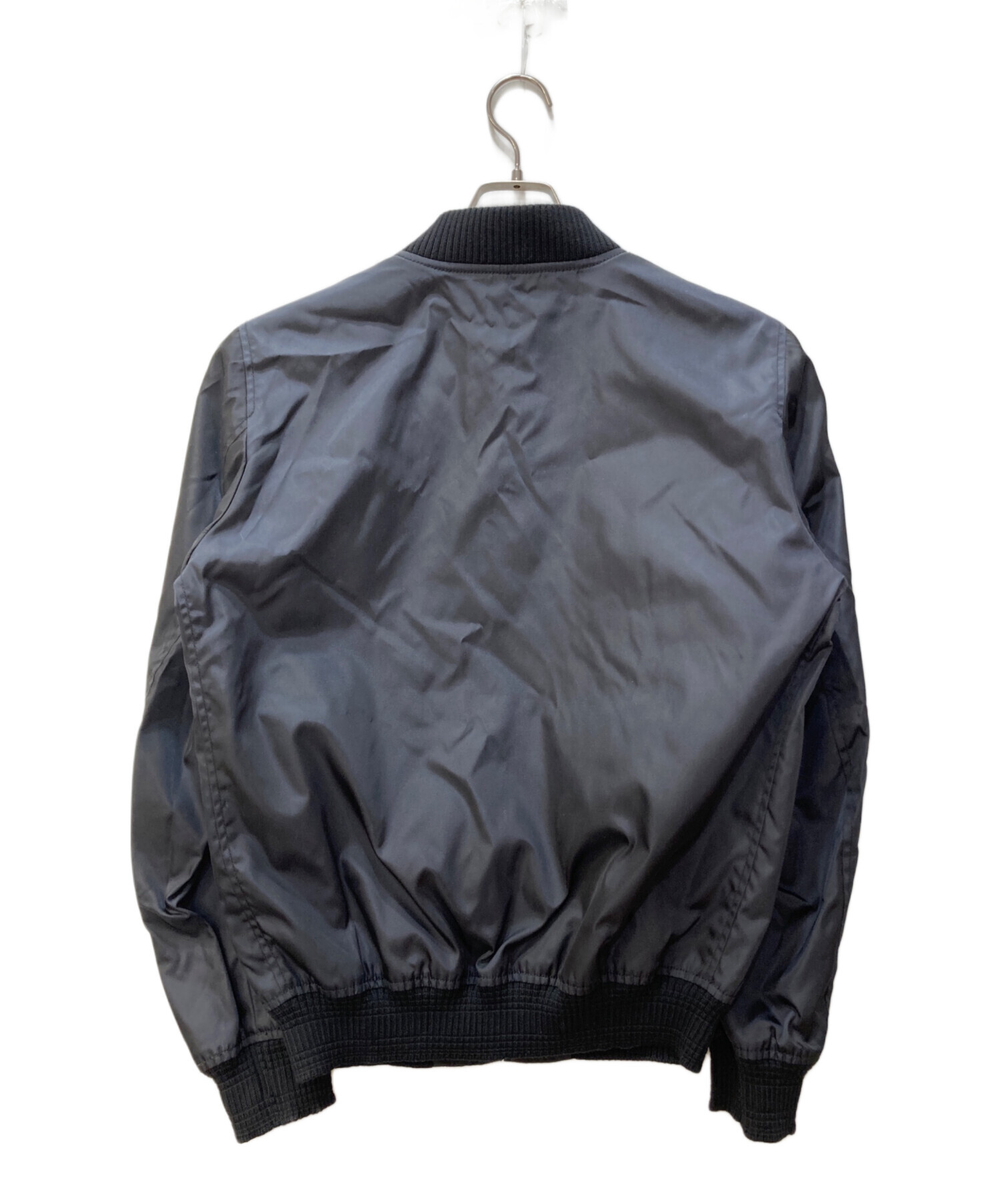 中古・古着通販】PRADA (プラダ) ナイロンボンバージャケット ブラック