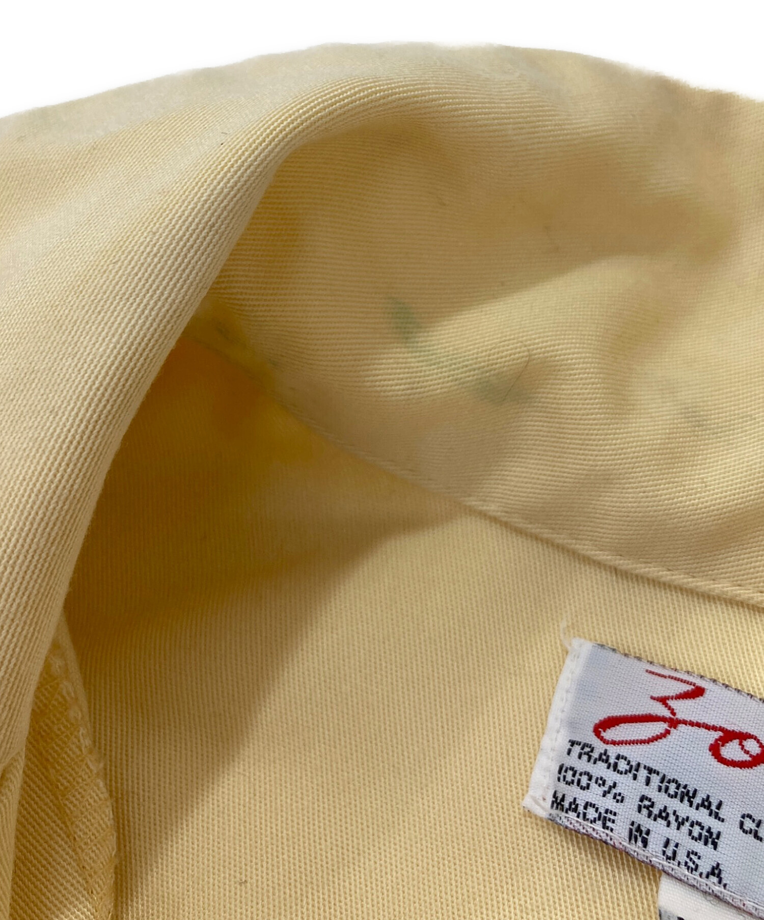 中古・古着通販】ZOOM (ズーム) ボーリングシャツ イエロー サイズ:L