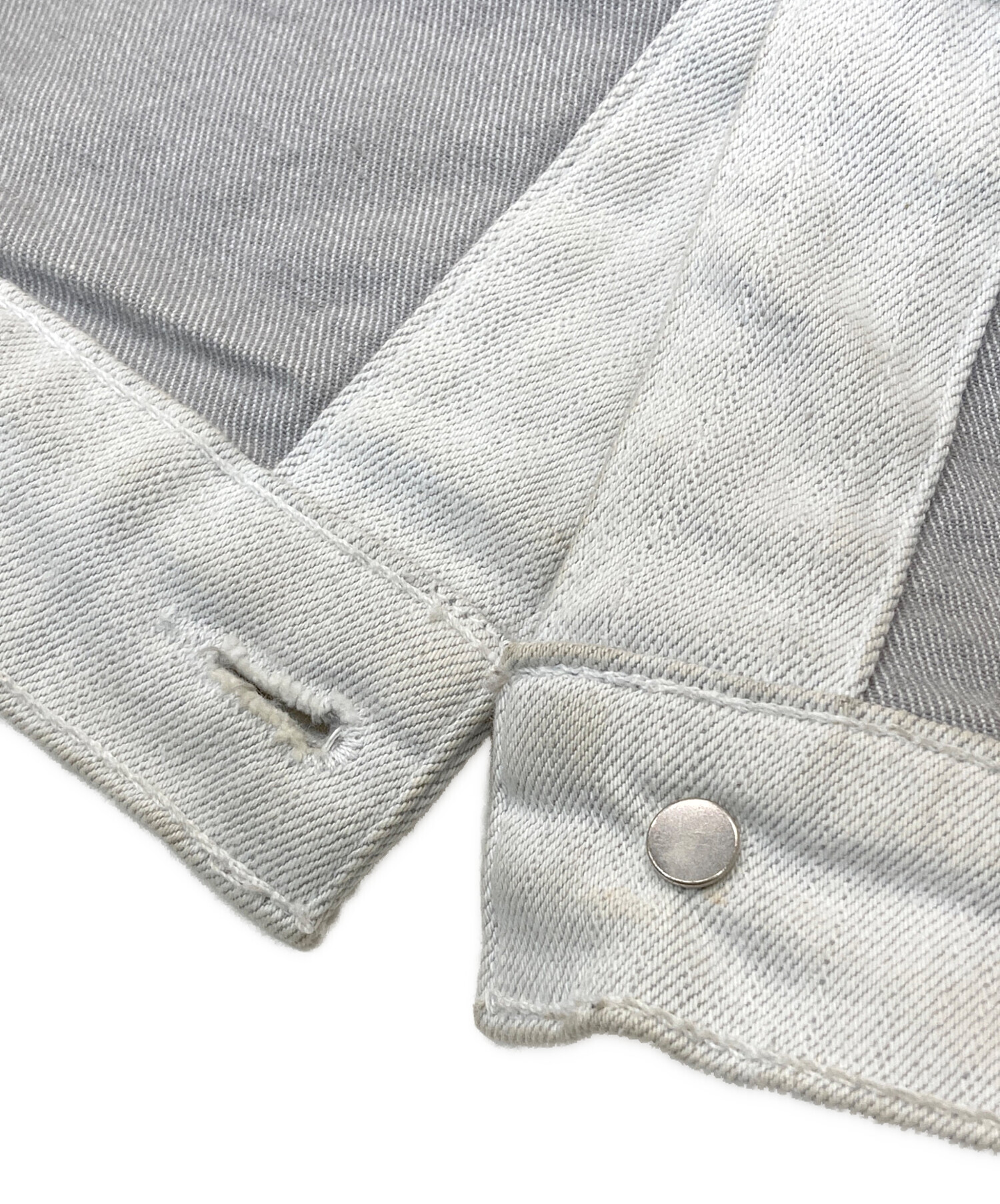 グレー デニムジャケットhelmut lang HELMUT LANG(ヘルムートラング) 90's archive denim jacket アーカイブ