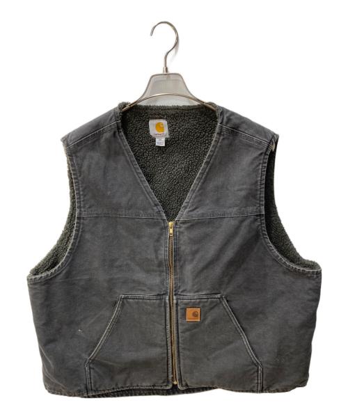 中古・古着通販】CarHartt (カーハート) 裏ボアダックベスト ブラック