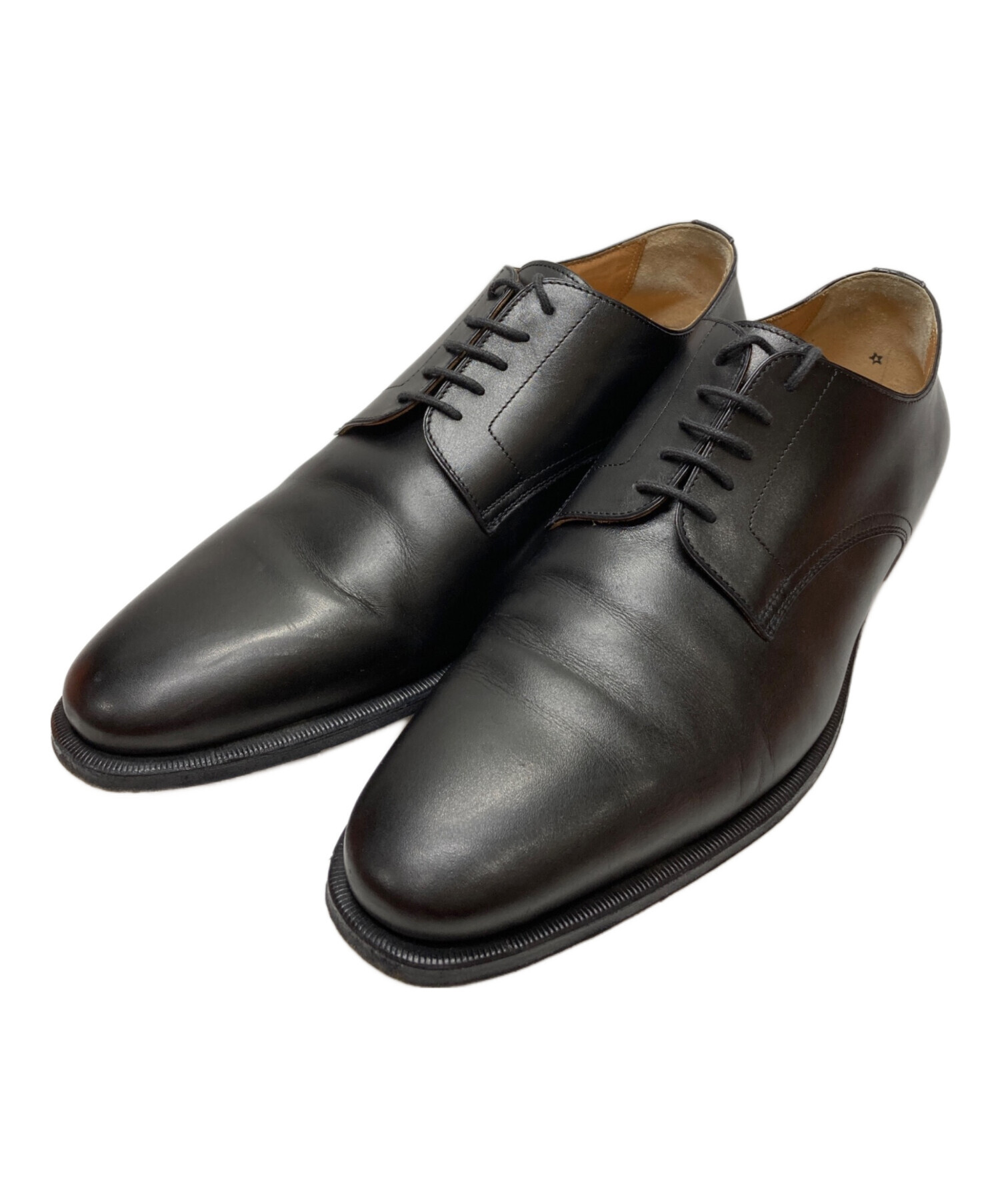 中古・古着通販】HERMES (エルメス) プレーントゥレザーシューズ