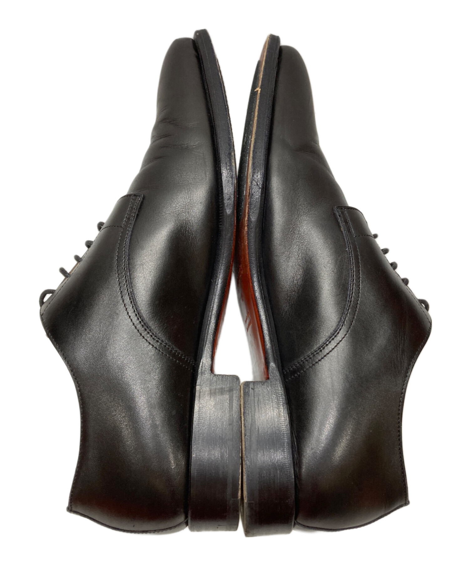 中古・古着通販】HERMES (エルメス) プレーントゥレザーシューズ