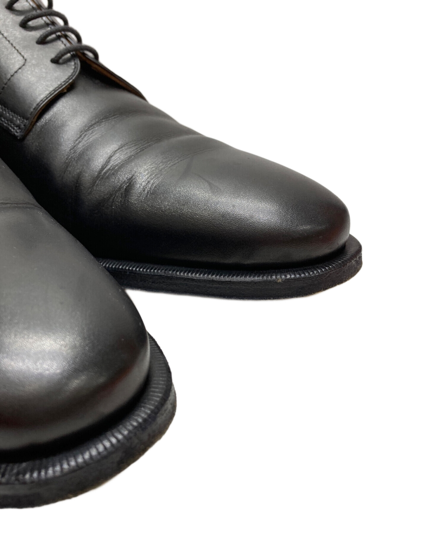 中古・古着通販】HERMES (エルメス) プレーントゥレザーシューズ