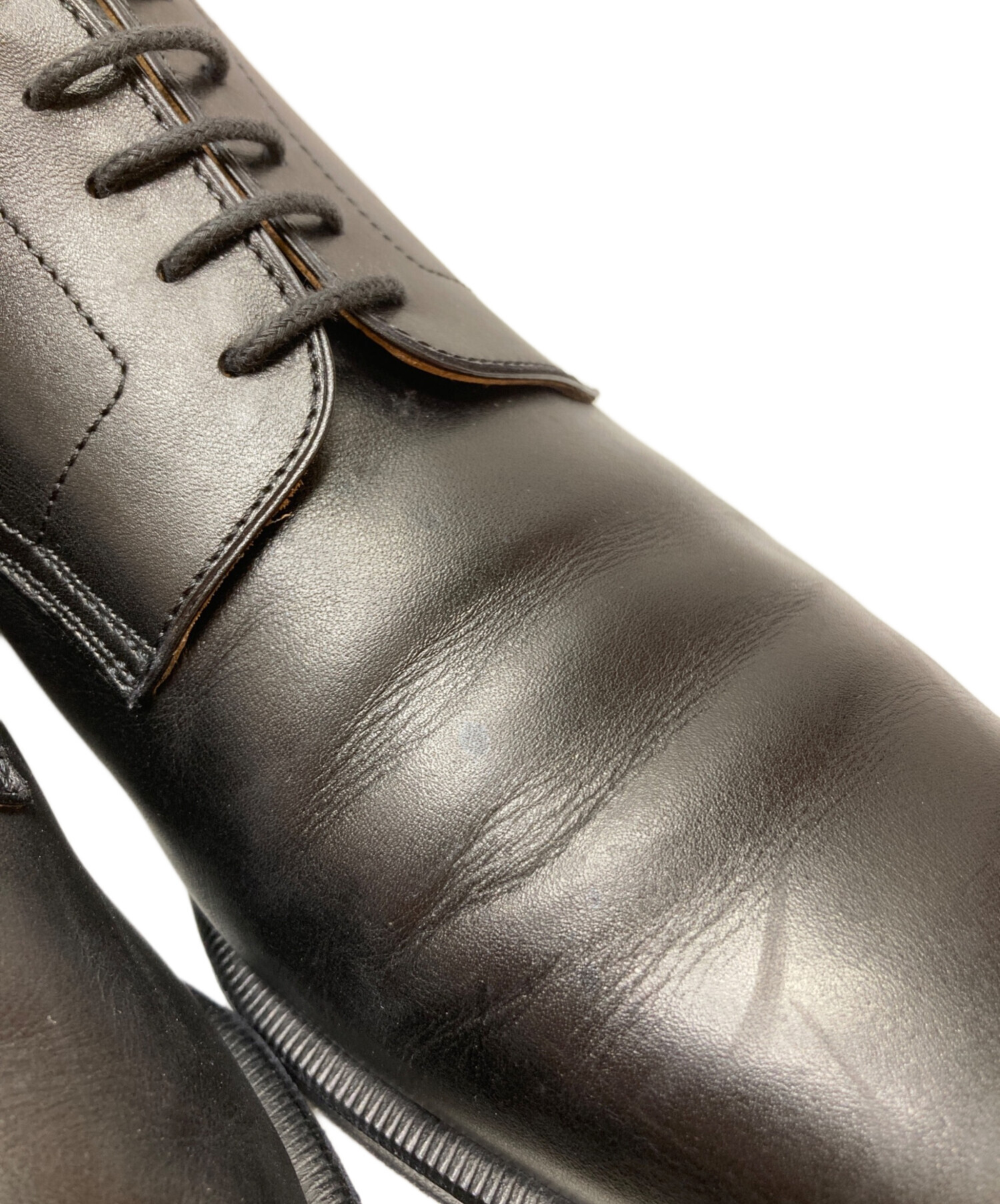 中古・古着通販】HERMES (エルメス) プレーントゥレザーシューズ