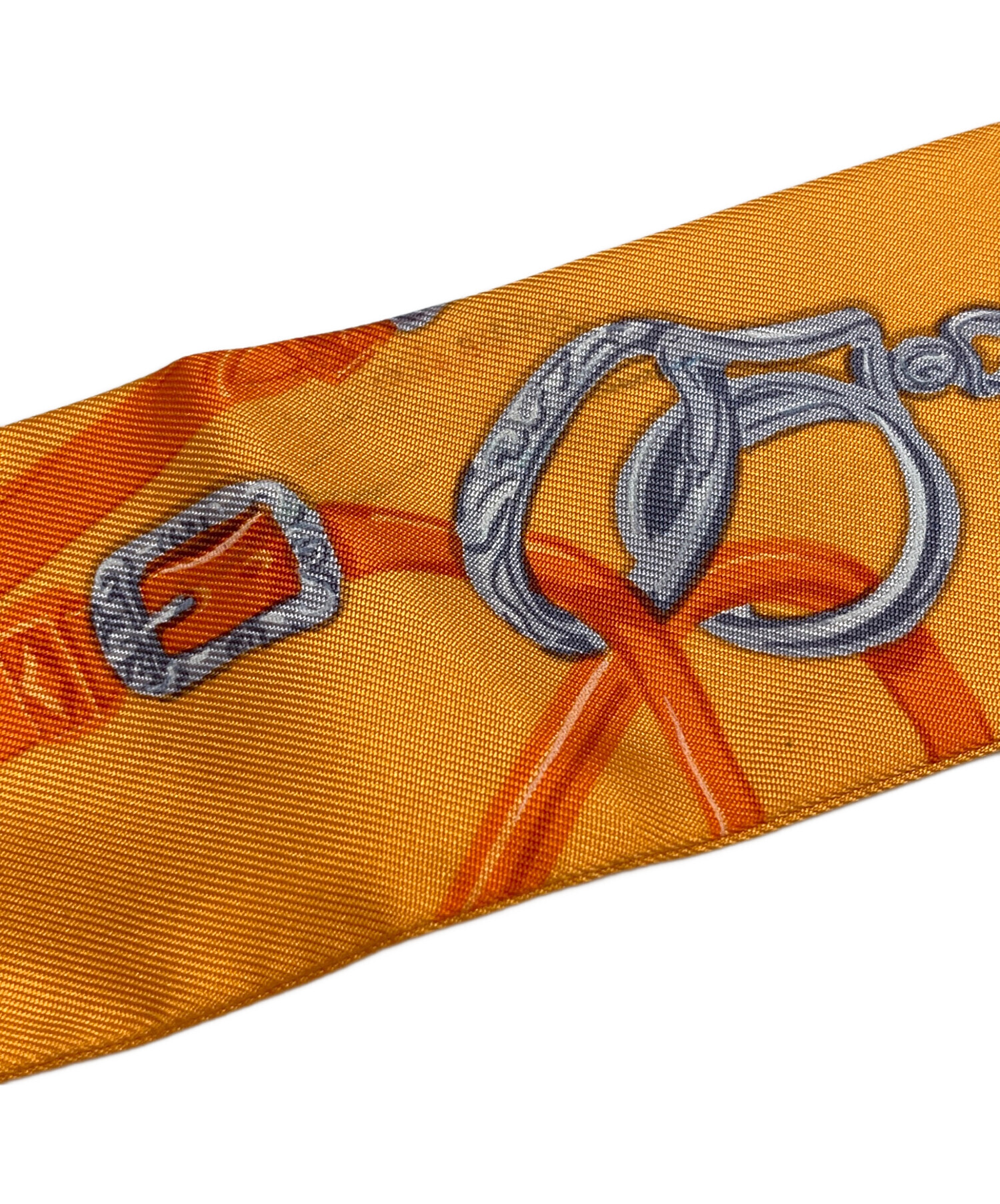 直営店購入★エルメス★HERMES★ツイリー★オレンジ イエロー ツィリー 馬 中古・古着通販】HERMES (エルメス) ツィリー オレンジ｜ブランド