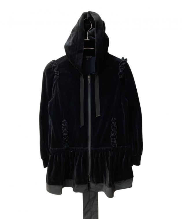 中古・古着通販】TO BE CHIC (トゥービーシック) ベロアロングパーカー