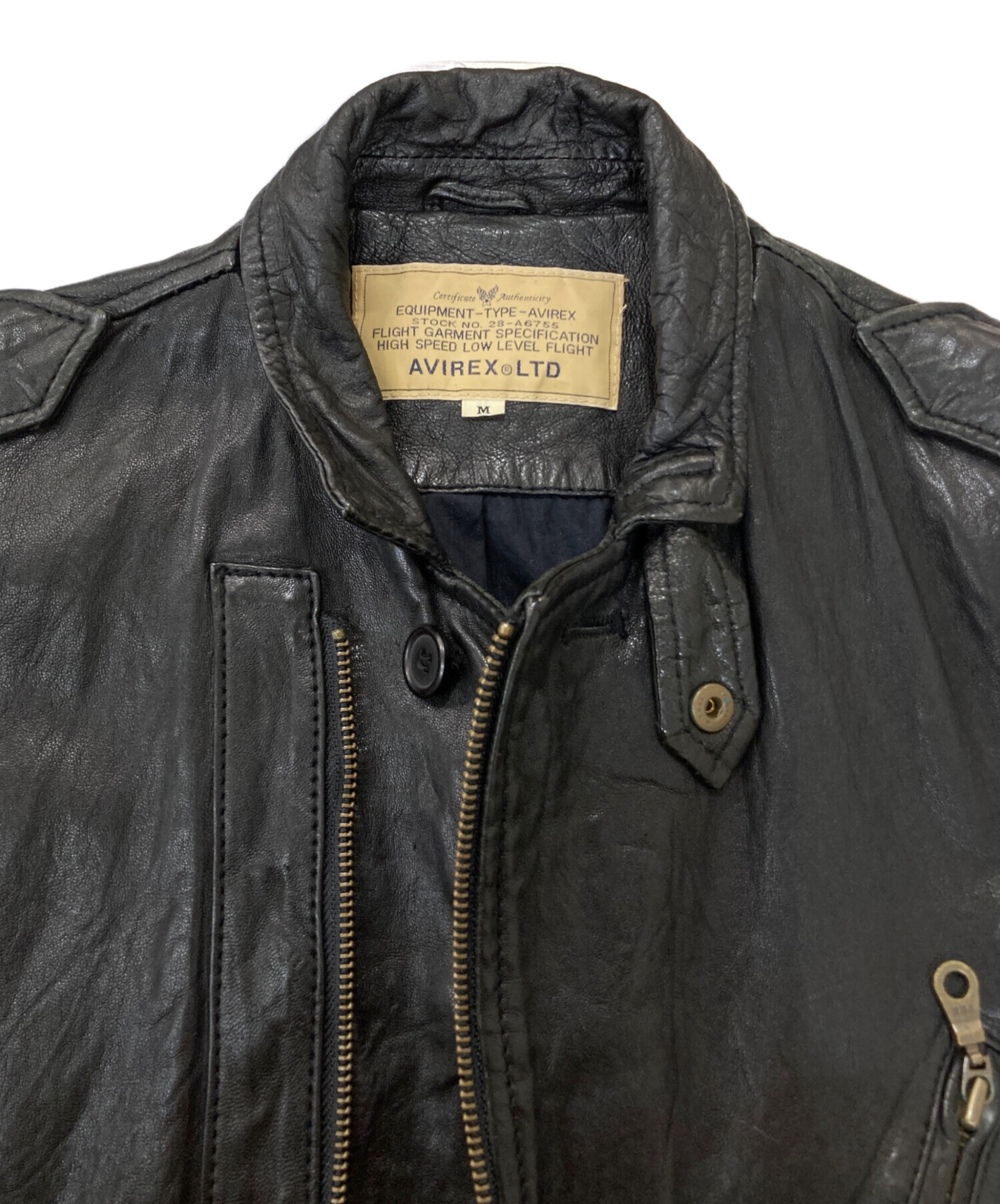 購入価格／２３万円！アヴィレックス高級ラムレザージャケットS〜Mレディース 購入価格／23万円！アヴィレックス高級ラムレザージャケットS