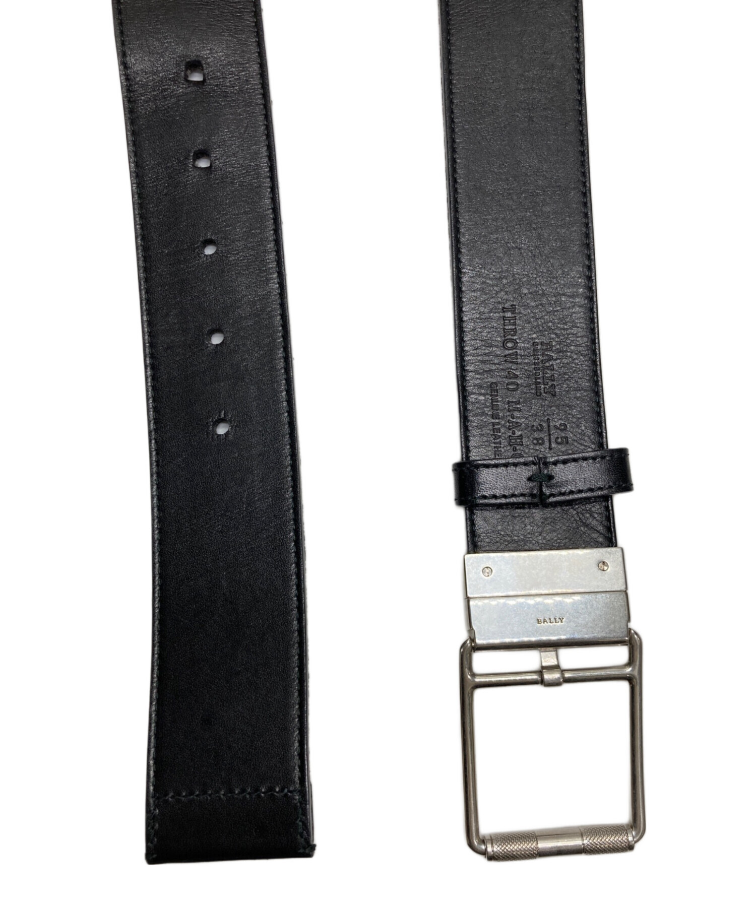 中古・古着通販】BALLY (バリー) ベルト ブラック サイズ:95/38