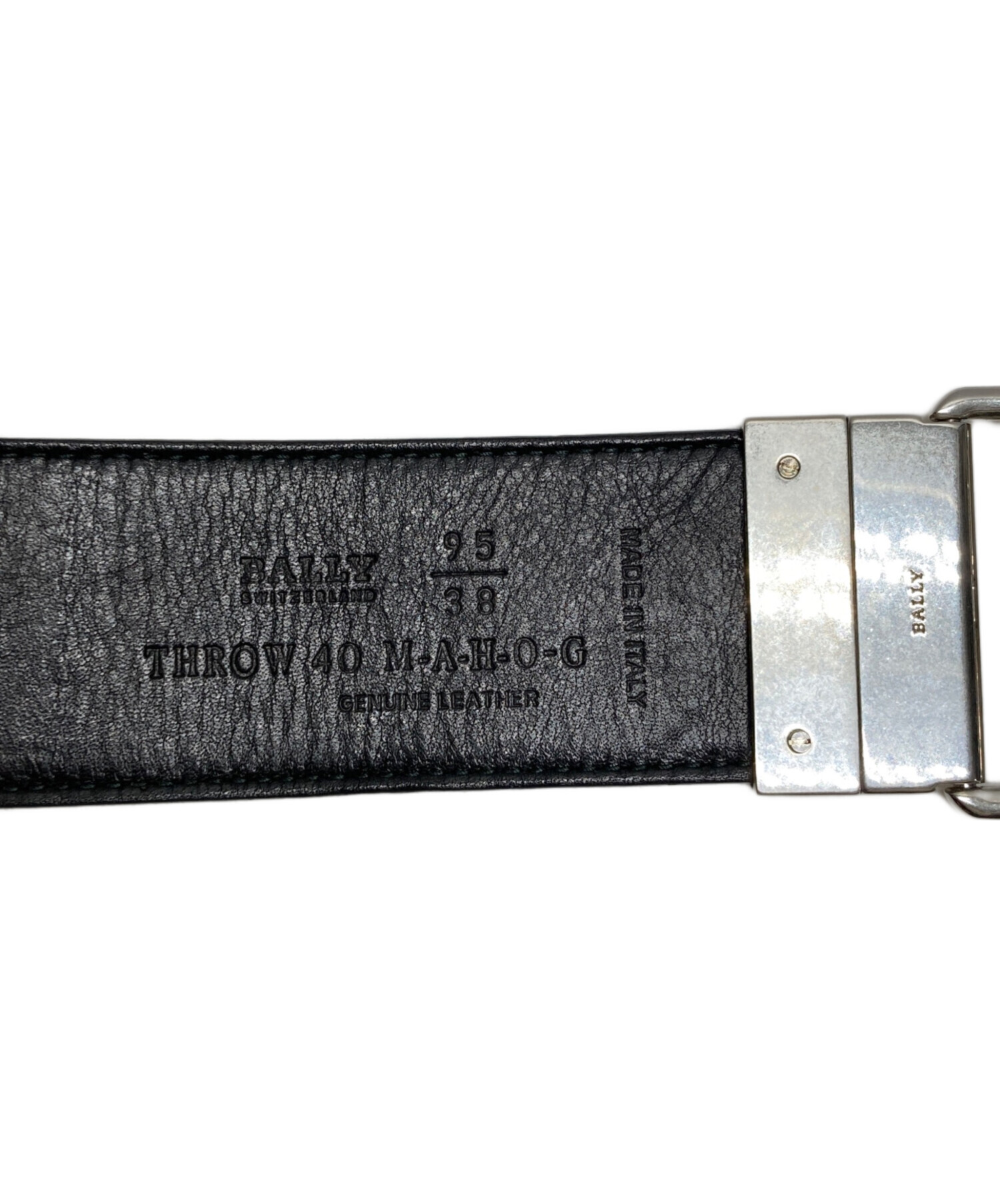 中古・古着通販】BALLY (バリー) ベルト ブラック サイズ:95/38