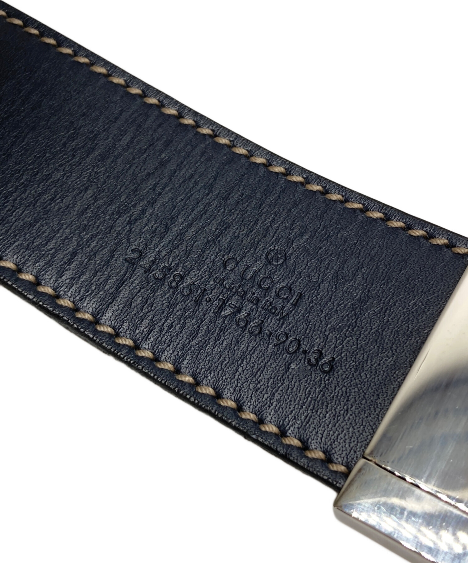 中古・古着通販】GUCCI (グッチ) インターロッキングGバックル