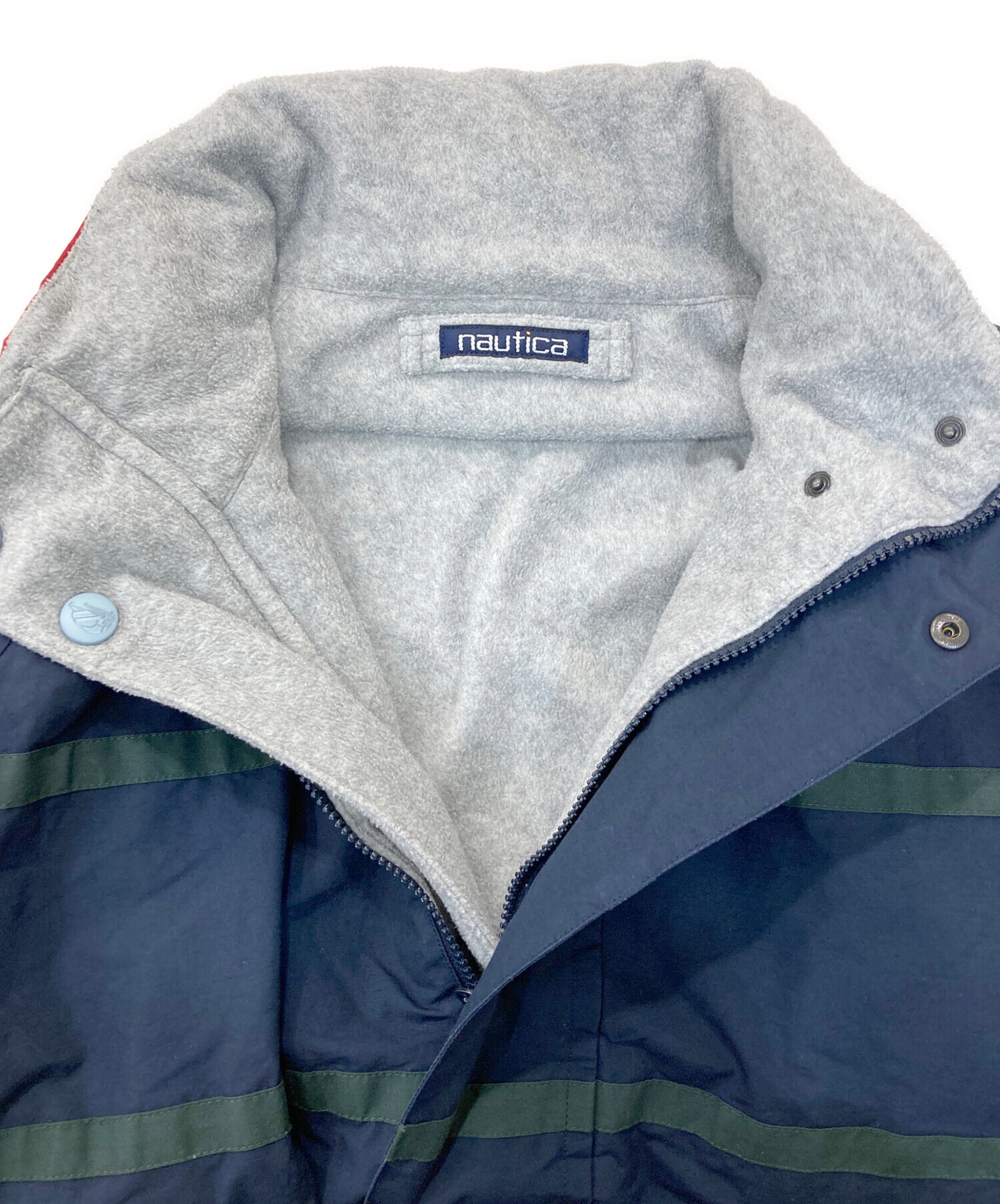 中古・古着通販】NAUTICA (ノーティカ) ナイロンジャケット ネイビー