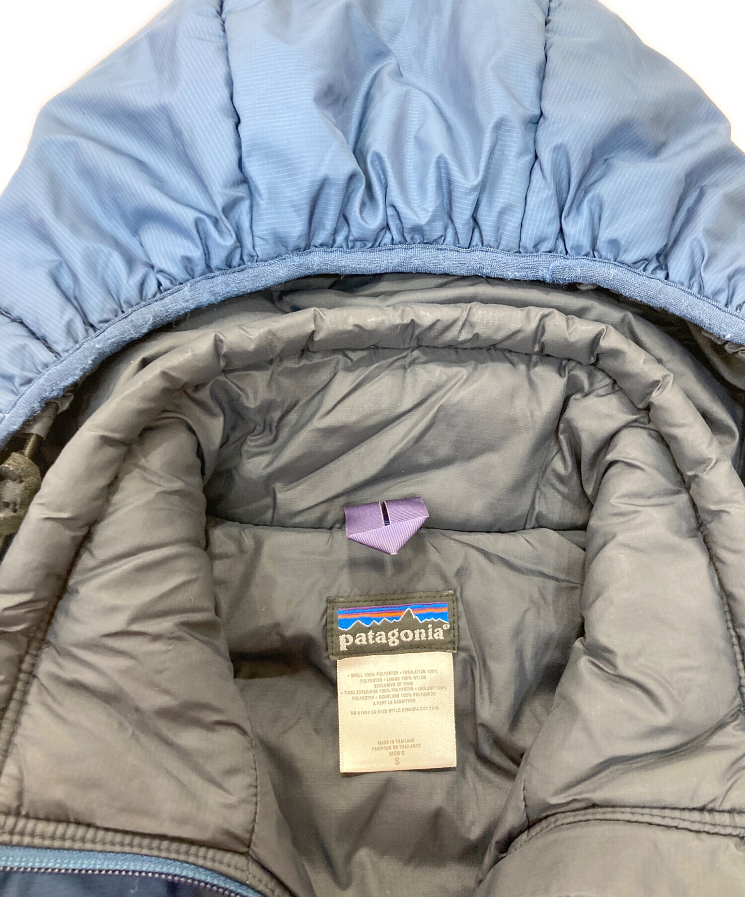 中古・古着通販】Patagonia (パタゴニア) PUFF JACKET ブルー サイズ:S 