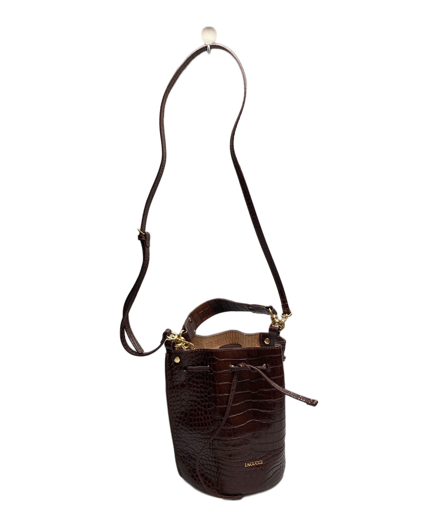中古・古着通販】IACUCCI (イアクッチ) 2WAYバッグ ブラウン｜ブランド