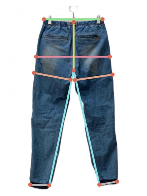 中古・古着通販】GRAMICCI (グラミチ) ストレッチデニムリブパンツ