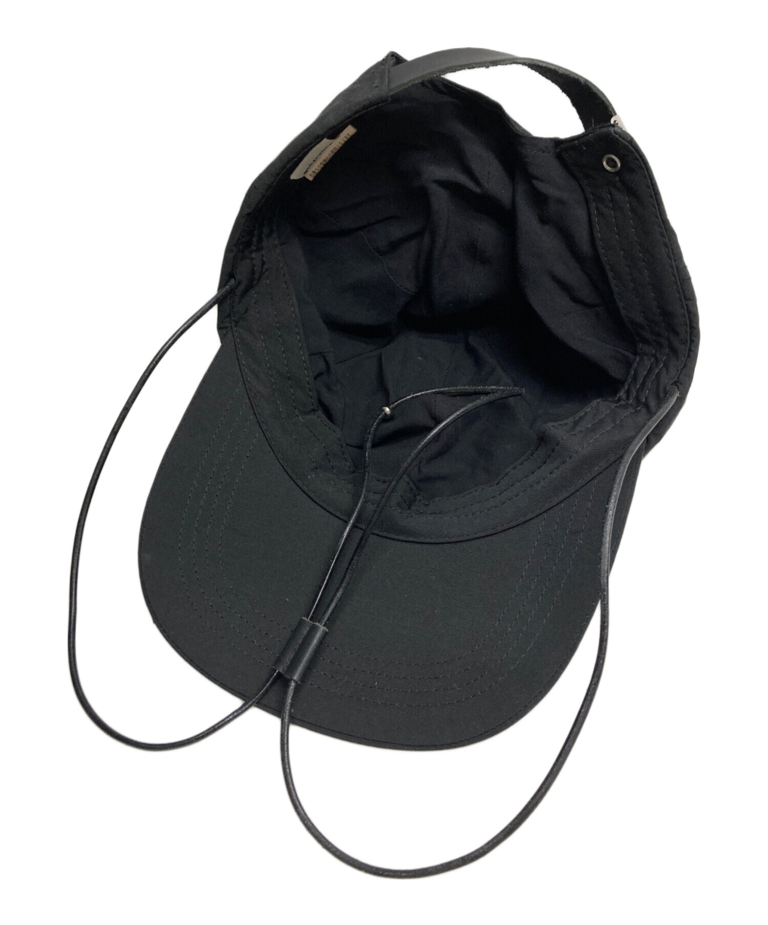 中古・古着通販】TODAYFUL (トゥデイフル) Leather Cord Cap ブラック