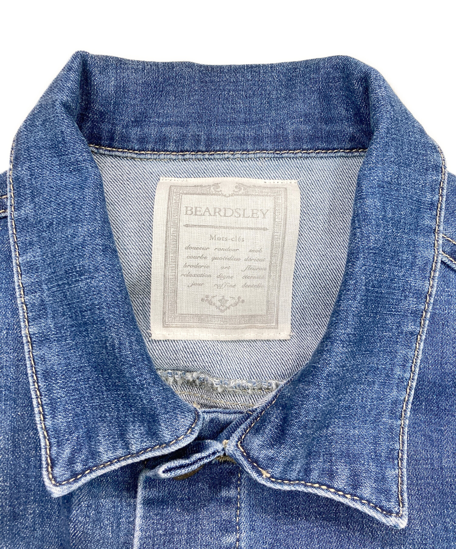 中古・古着通販】BEARDSLEY (ビアズリー) 袖パフGジャン インディゴ