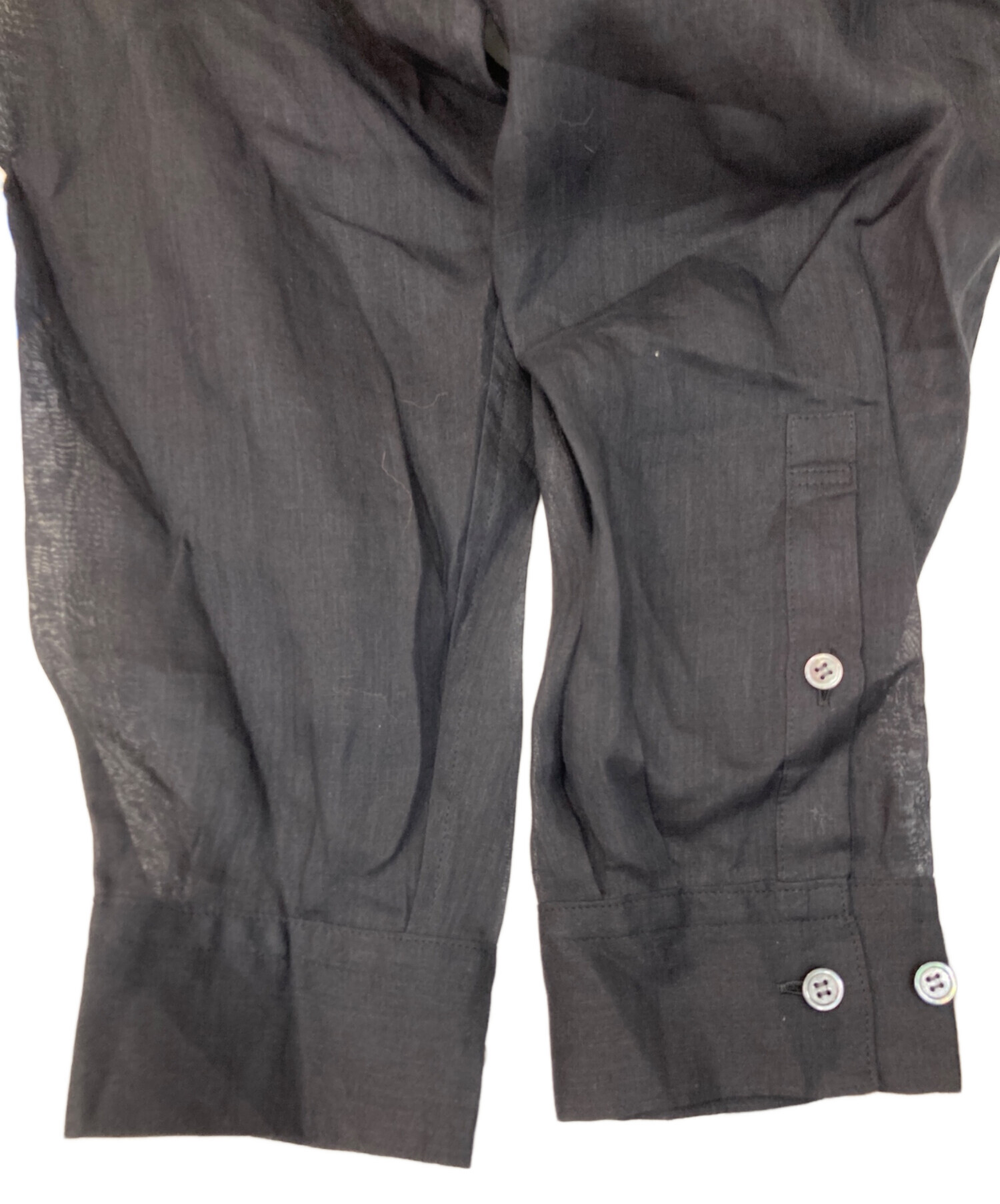 中古・古着通販】Plage (プラージュ) PURE RAMIE SHEER ブラック 