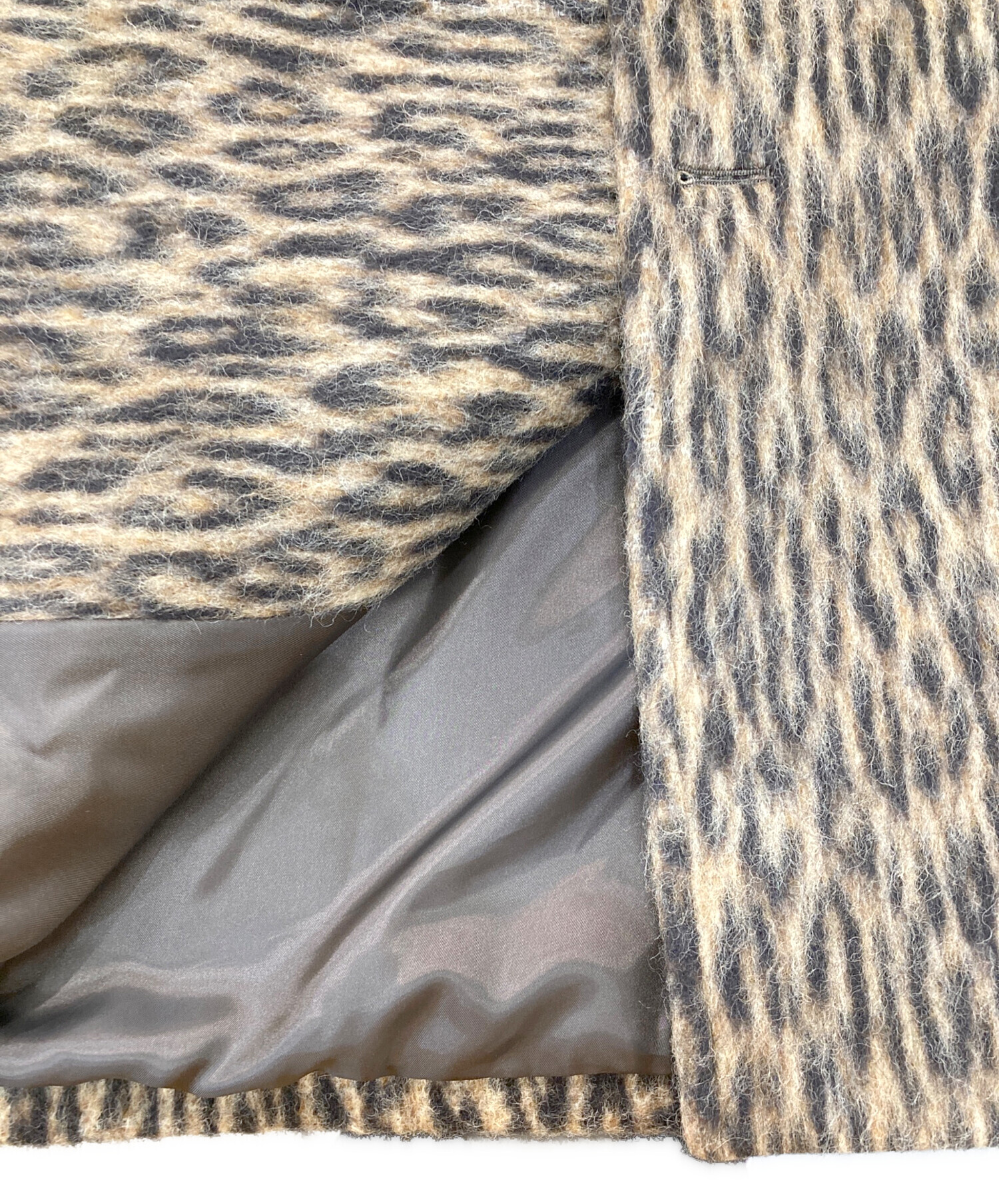 TICCA レオパードシャギーピーコート　新品未使用品 TICCA】レオパードシャギーピーコート TICCA / ティッカ レオパード