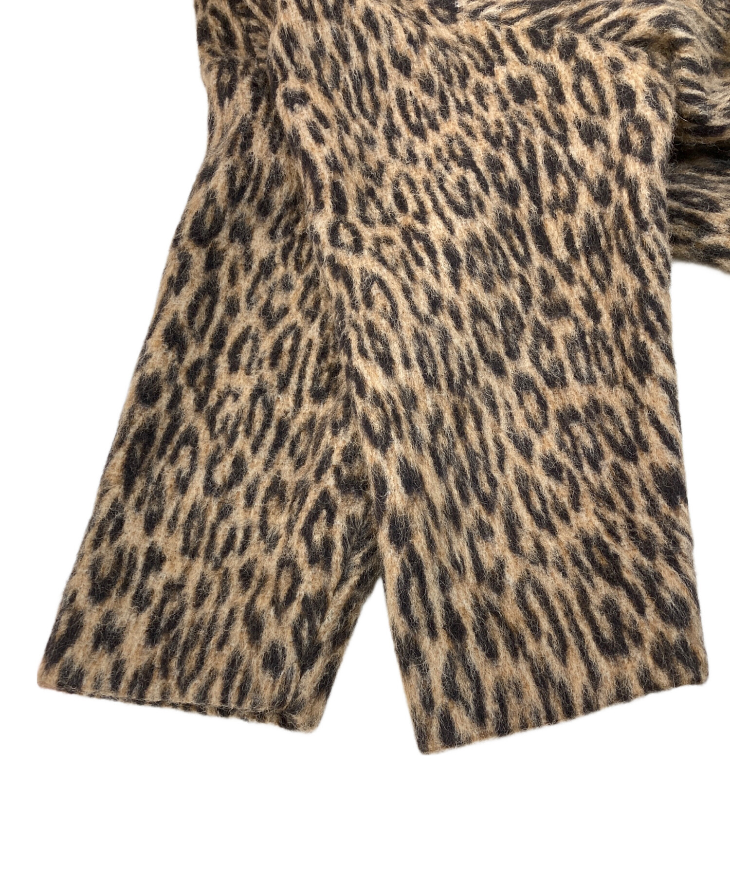 中古・古着通販】ticca (ティッカ) レオパードシャギーピーコート