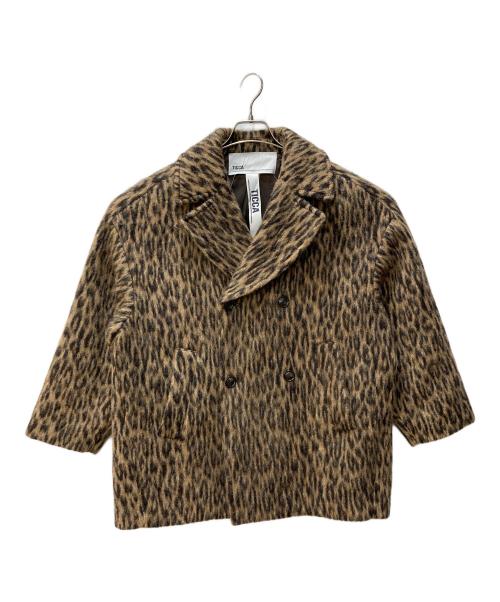 中古・古着通販】ticca (ティッカ) レオパードシャギーピーコート