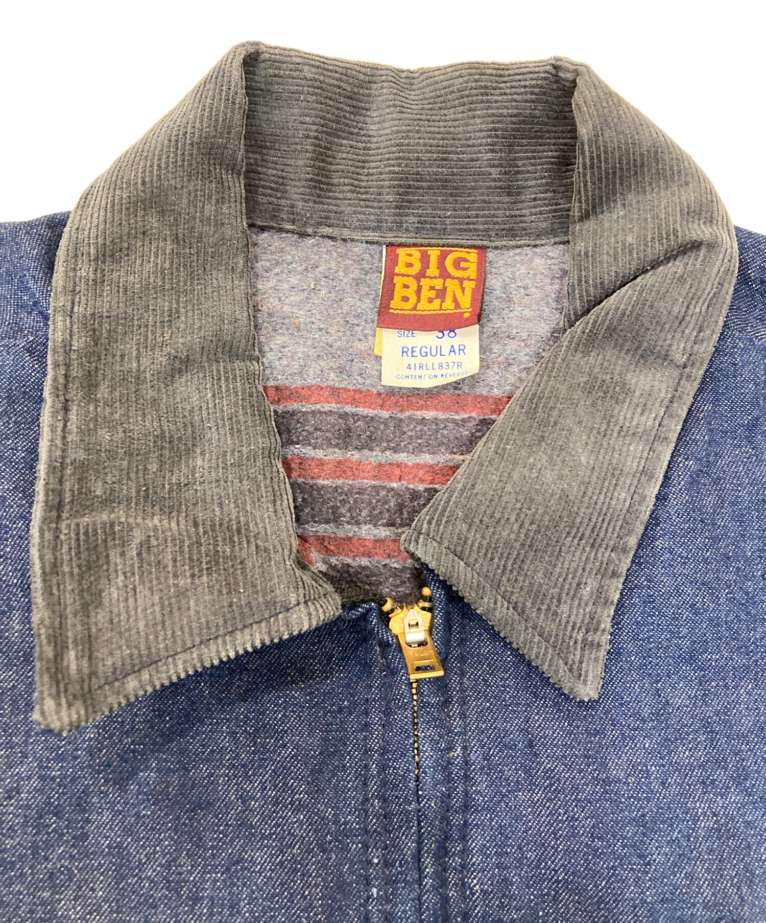 中古・古着通販】BIG BEN (ビックベン) デニムワークジャケット