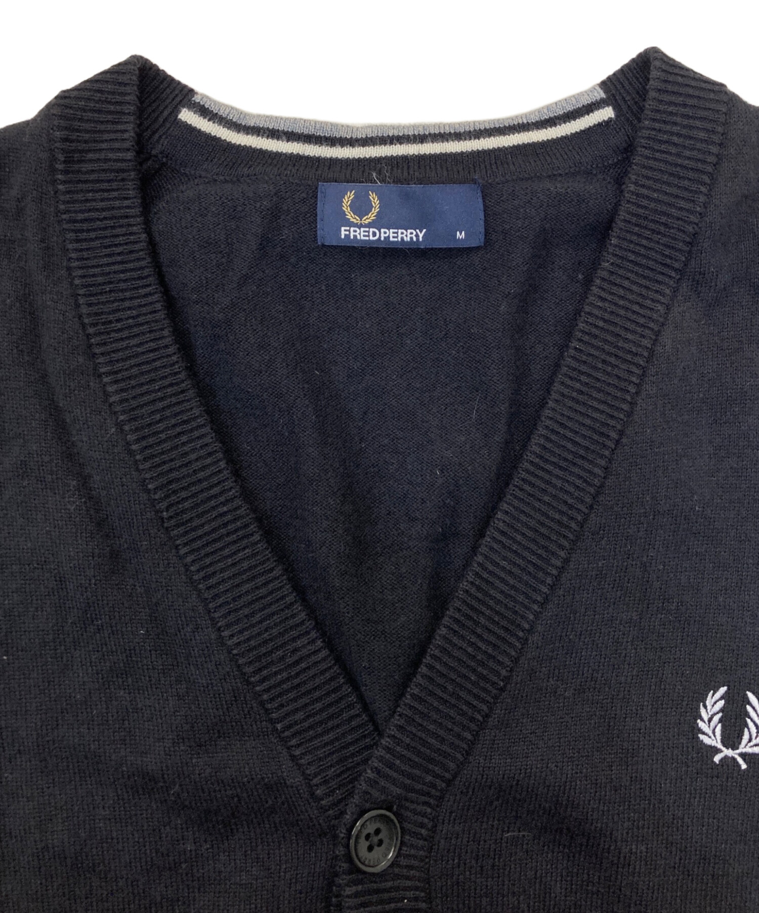 中古・古着通販】FRED PERRY (フレッドペリー) クラシックカーディガン 