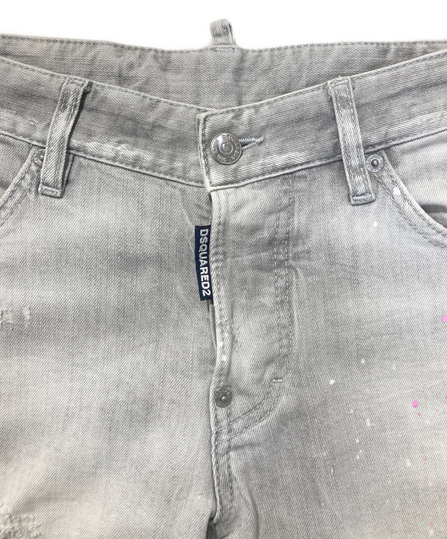 中古・古着通販】DSQUARED2 (ディースクエアード) ペンキ加工デニム
