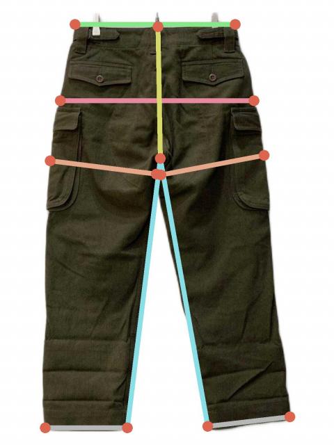 中古・古着通販】RRL (ダブルアールエル) ウールブレンドカーゴパンツ