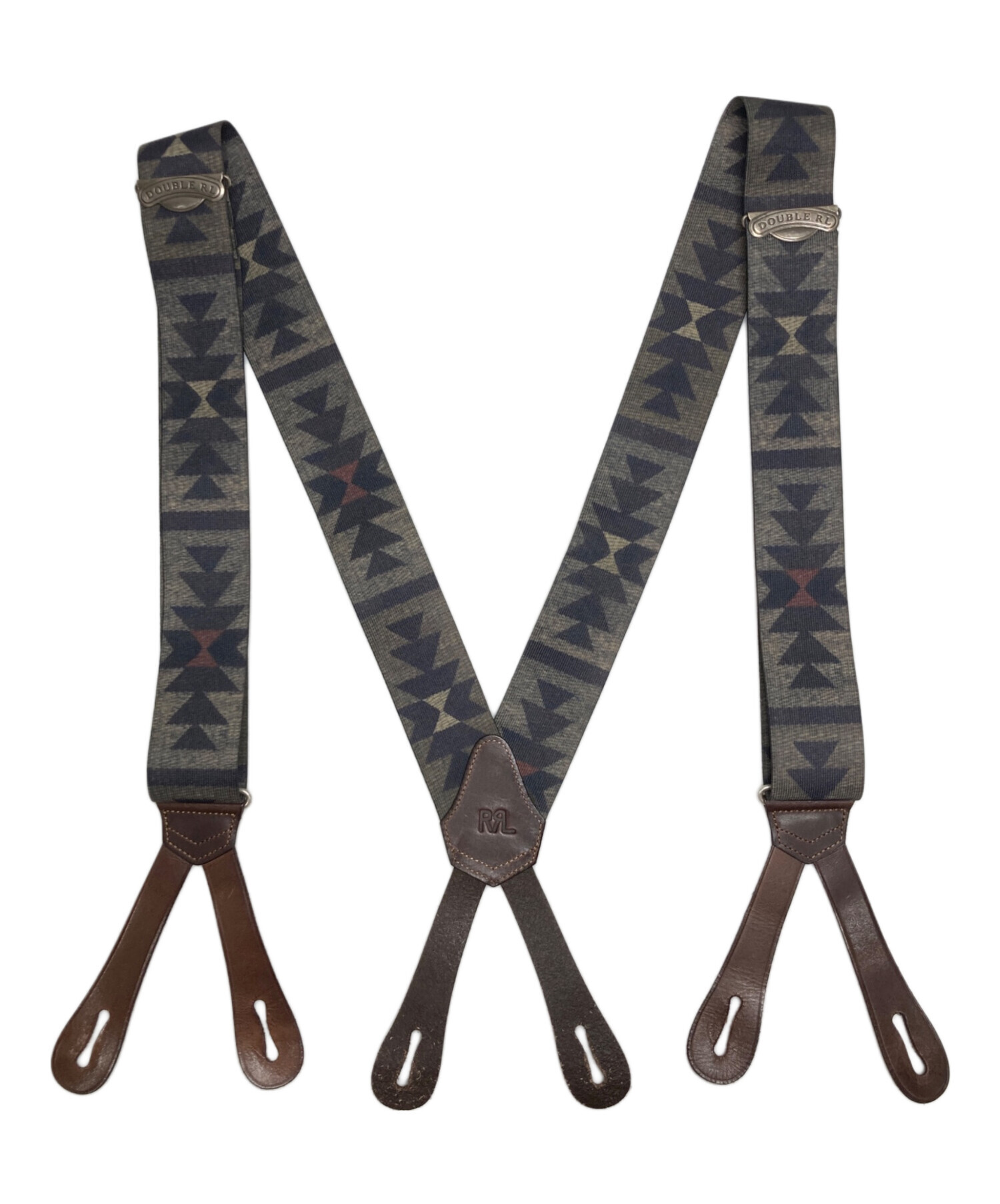 中古・古着通販】RRL (ダブルアールエル) サスペンダー オリーブ