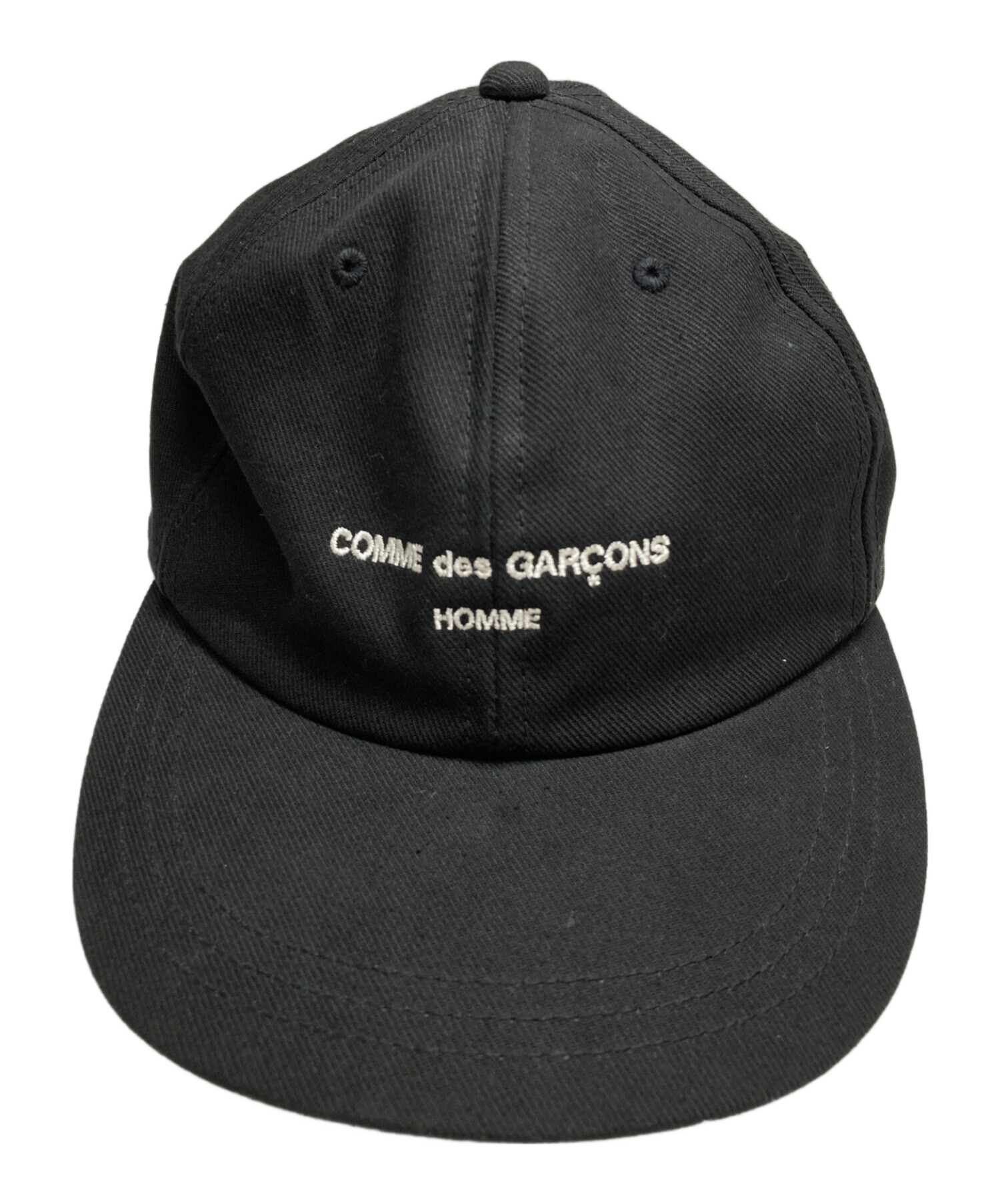 COMME des GARÇONS ブラックフラップキャップ 中古・古着通販】COMME des COMME (コムデギャルソン) キャップ