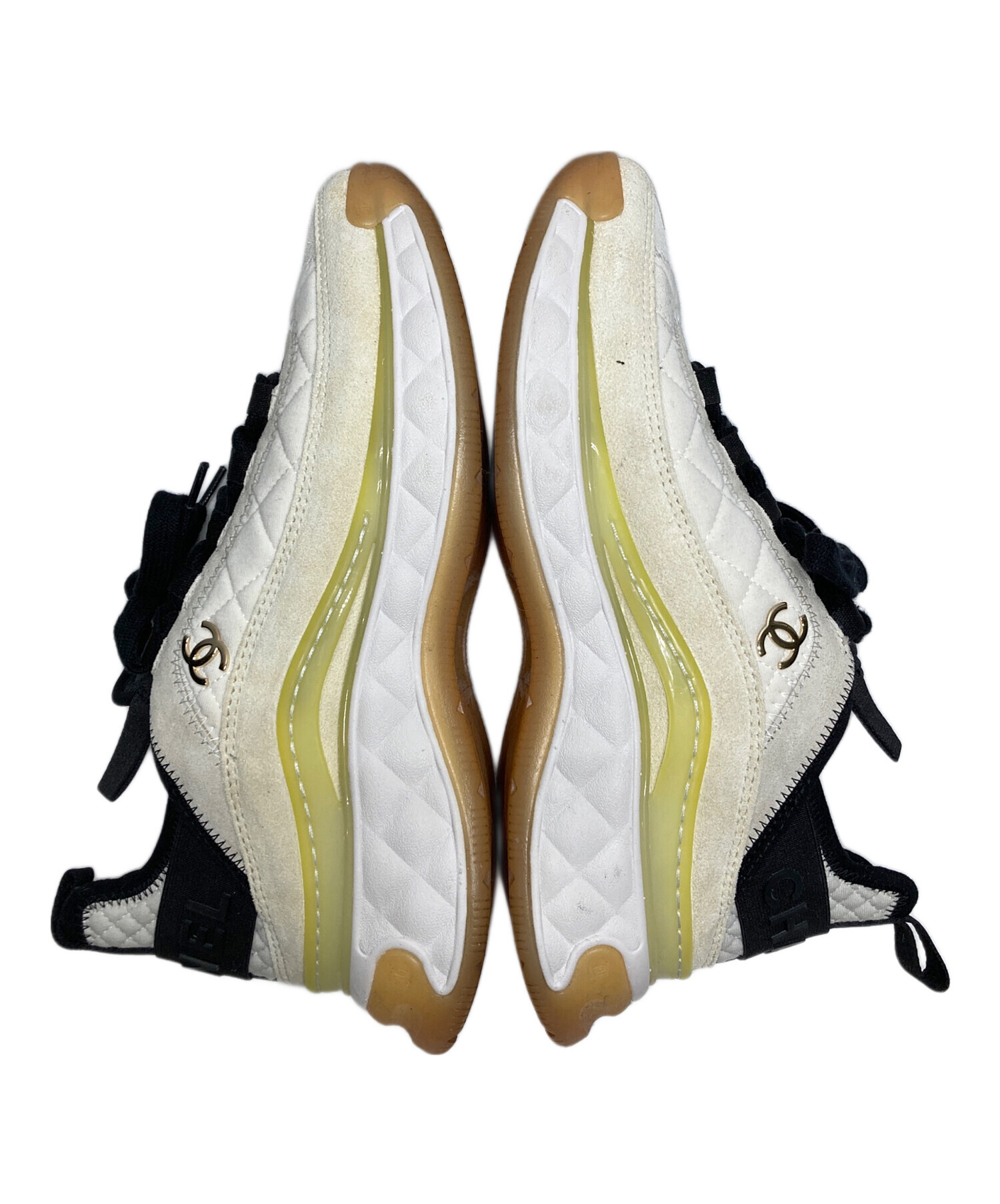 中古・古着通販】CHANEL (シャネル) マトラッセ スニーカー ベージュ