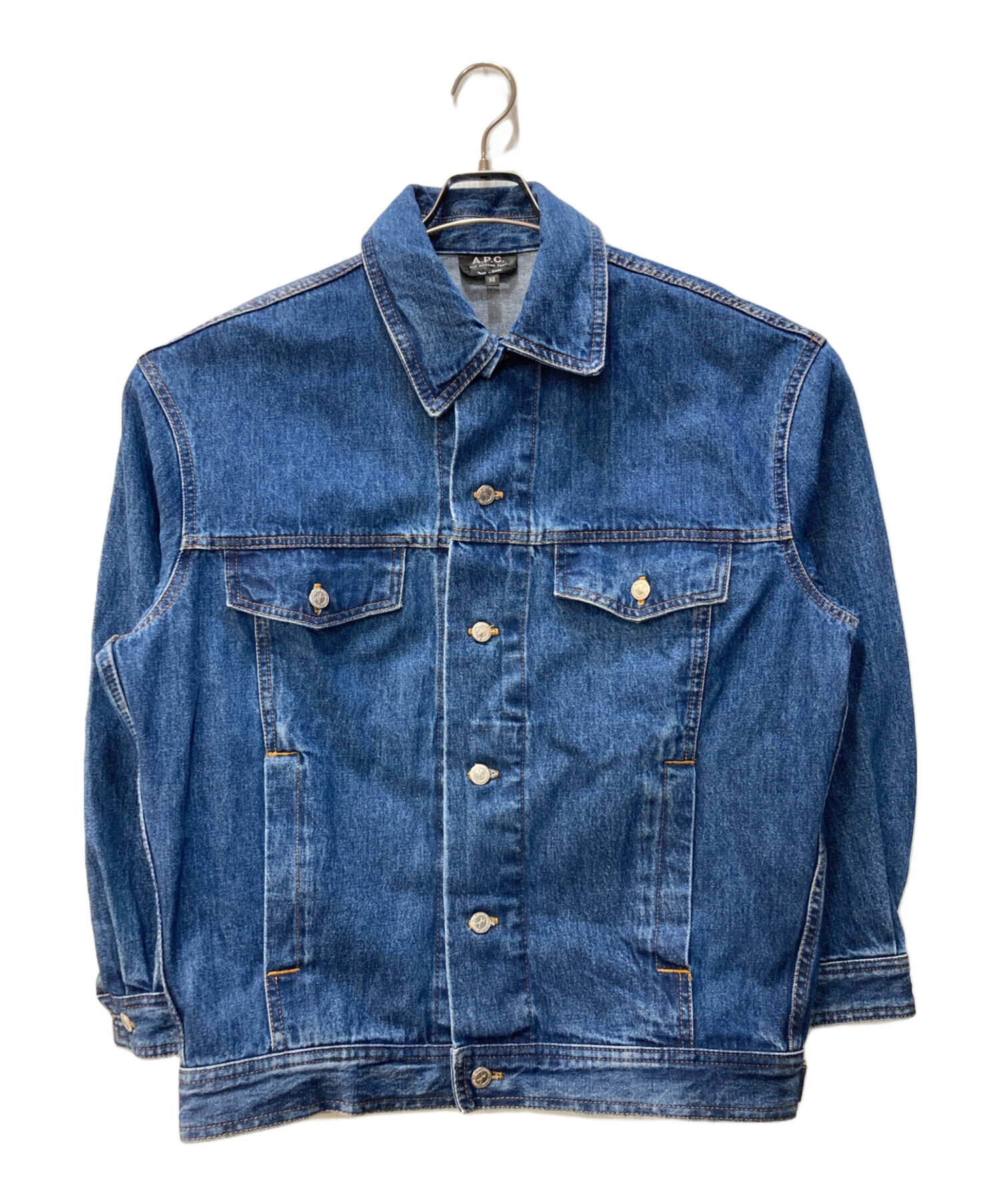 A.P.C デニムジャケットXS 中古・古着通販】A.P.C. (アーペーセー) デニムジャケット インディゴ