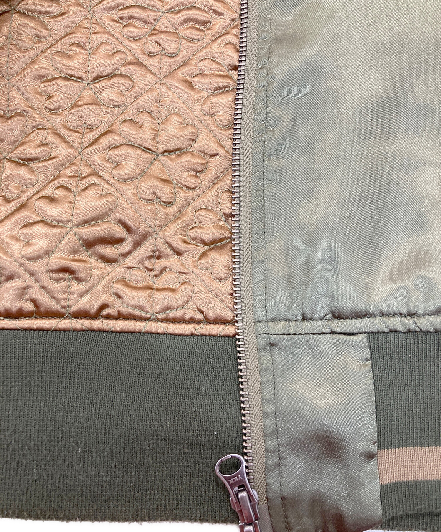 中古・古着通販】glamb (グラム) スカジャン オリーブ×ブラウン サイズ