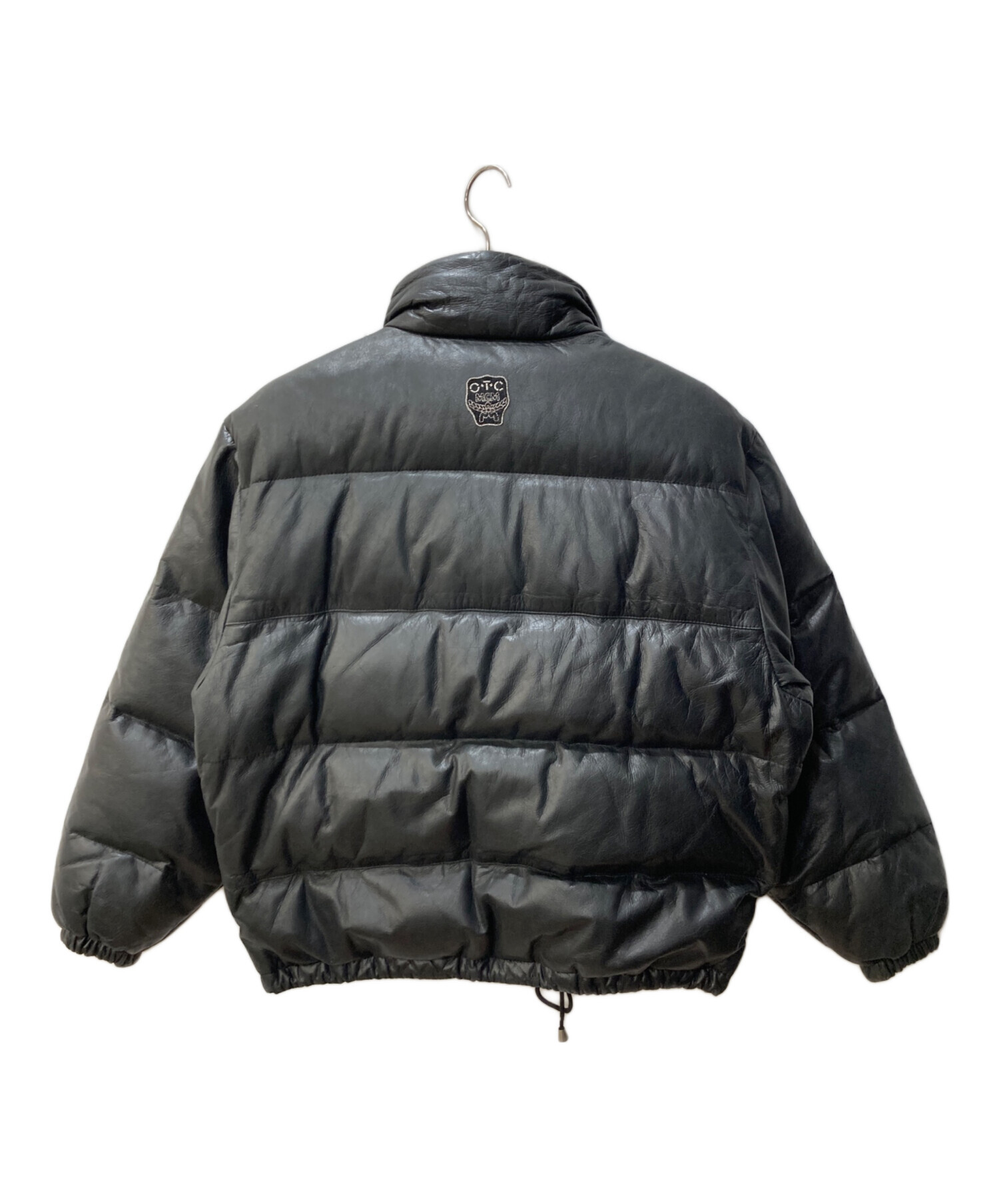 M.C.M　ダウンジャケット レザー　牛革 ブラック メンズSサイズ O.T.C 中古・古着通販】O・T・C by MCM (エムシーエム) レザーダウン